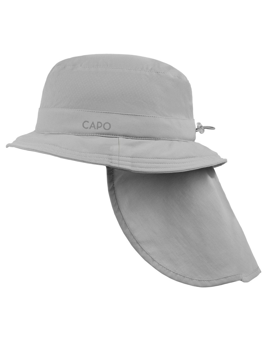 CAPO Fischerhut Fischerhut, Nackenschutz abnehmbar, Futter, UV 50 (1-St)