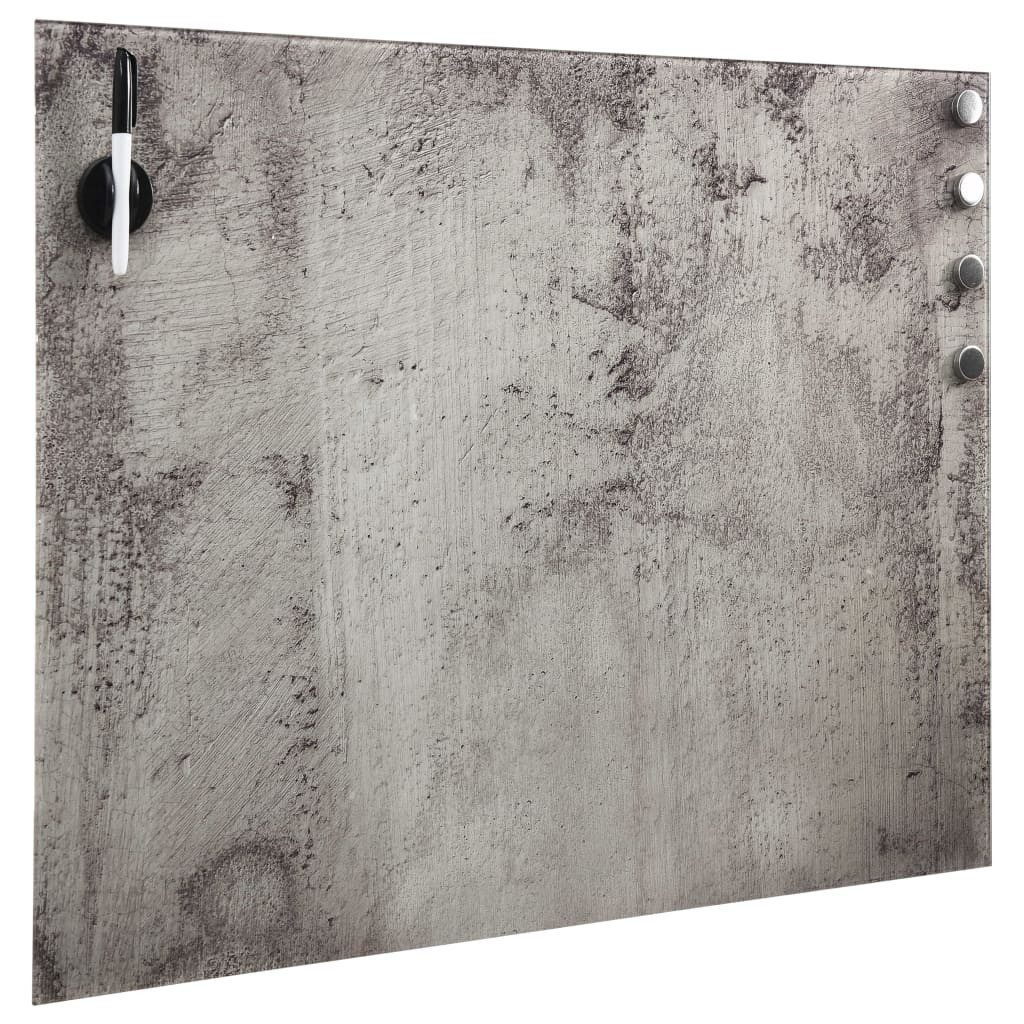 vidaXL Tafel 60 x 60 cm Magnettafel Wandmontage Glas 60x60 cm