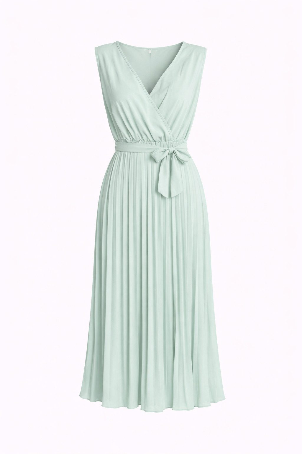 ITALY VIBES Cocktailkleid - Midikleid - Plisseekleid Damen - schickes Anlasskleid - Kleid