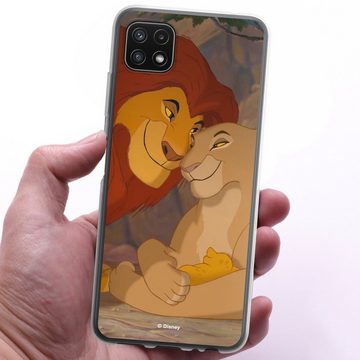 DeinDesign Handyhülle König der Löwen Disney Liebe Lion Love, Samsung Galaxy A22 5G Silikon Hülle Bumper Case Handy Schutzhülle