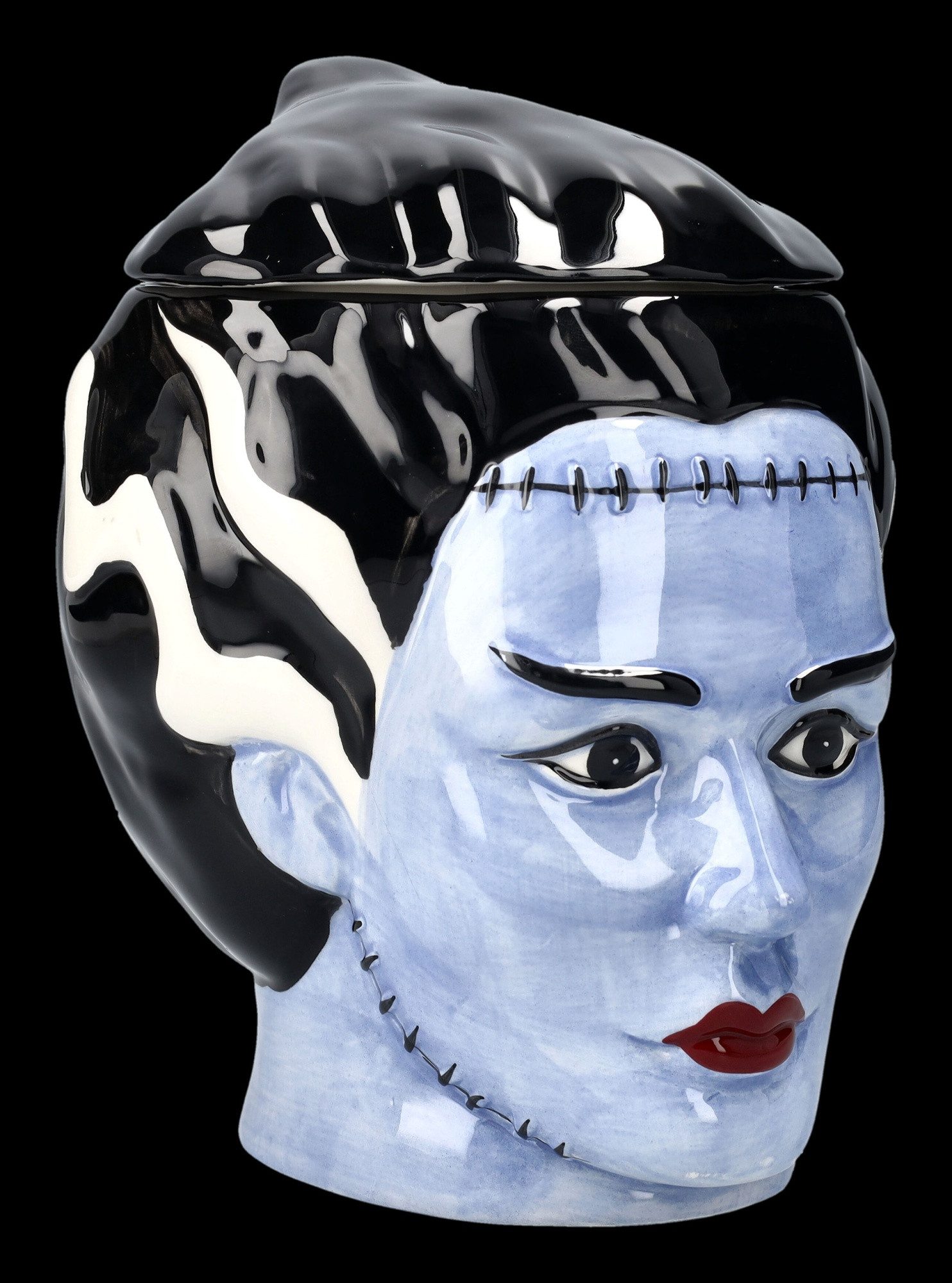 Figuren Shop GmbH Dekoobjekt Keksdose - Frankensteins Braut - Fantasy Horror Dekodose Aufbewahrung