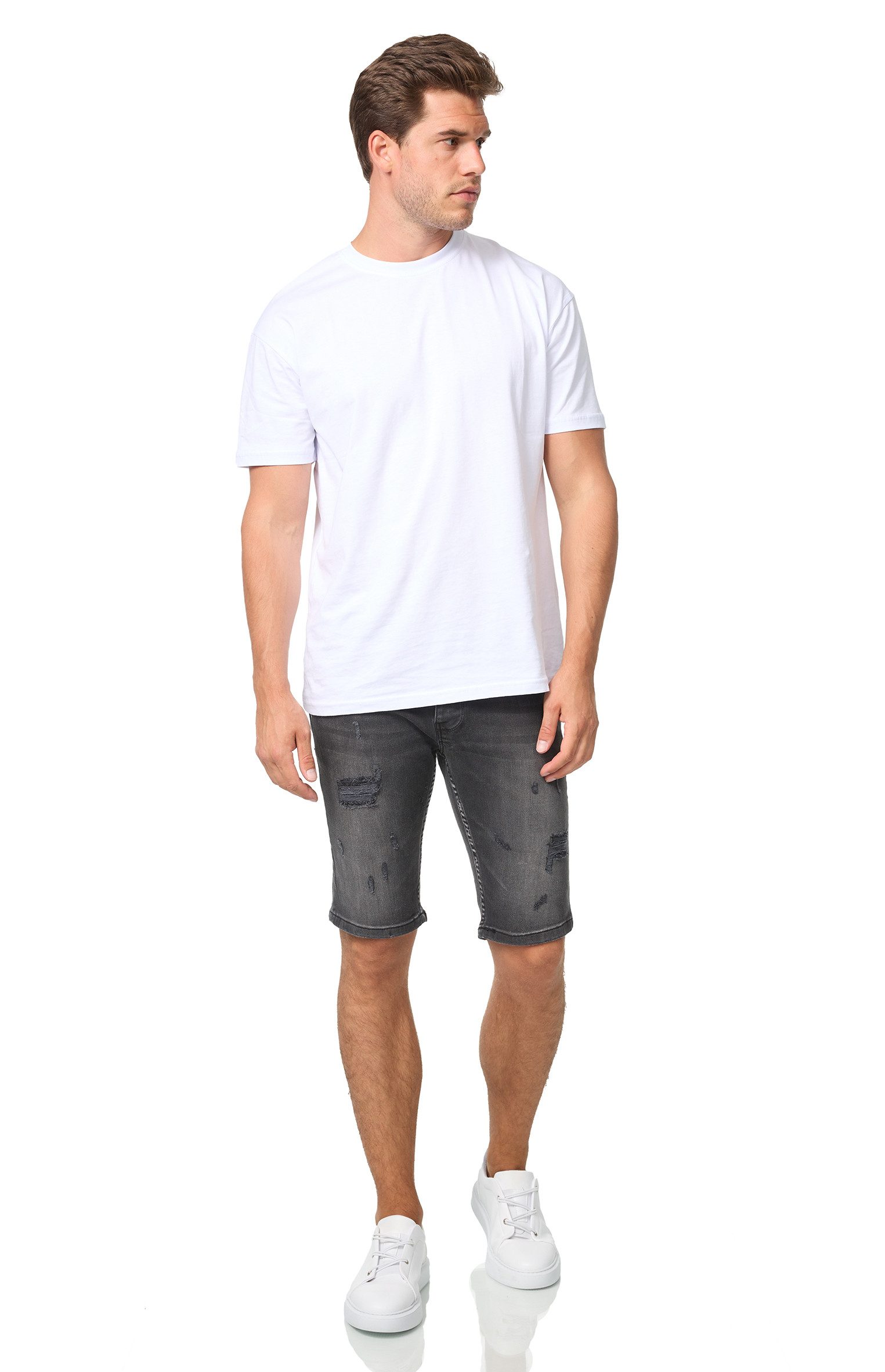Denim House Jeansshorts Schöne Destroyed Jeans günstig online kaufen