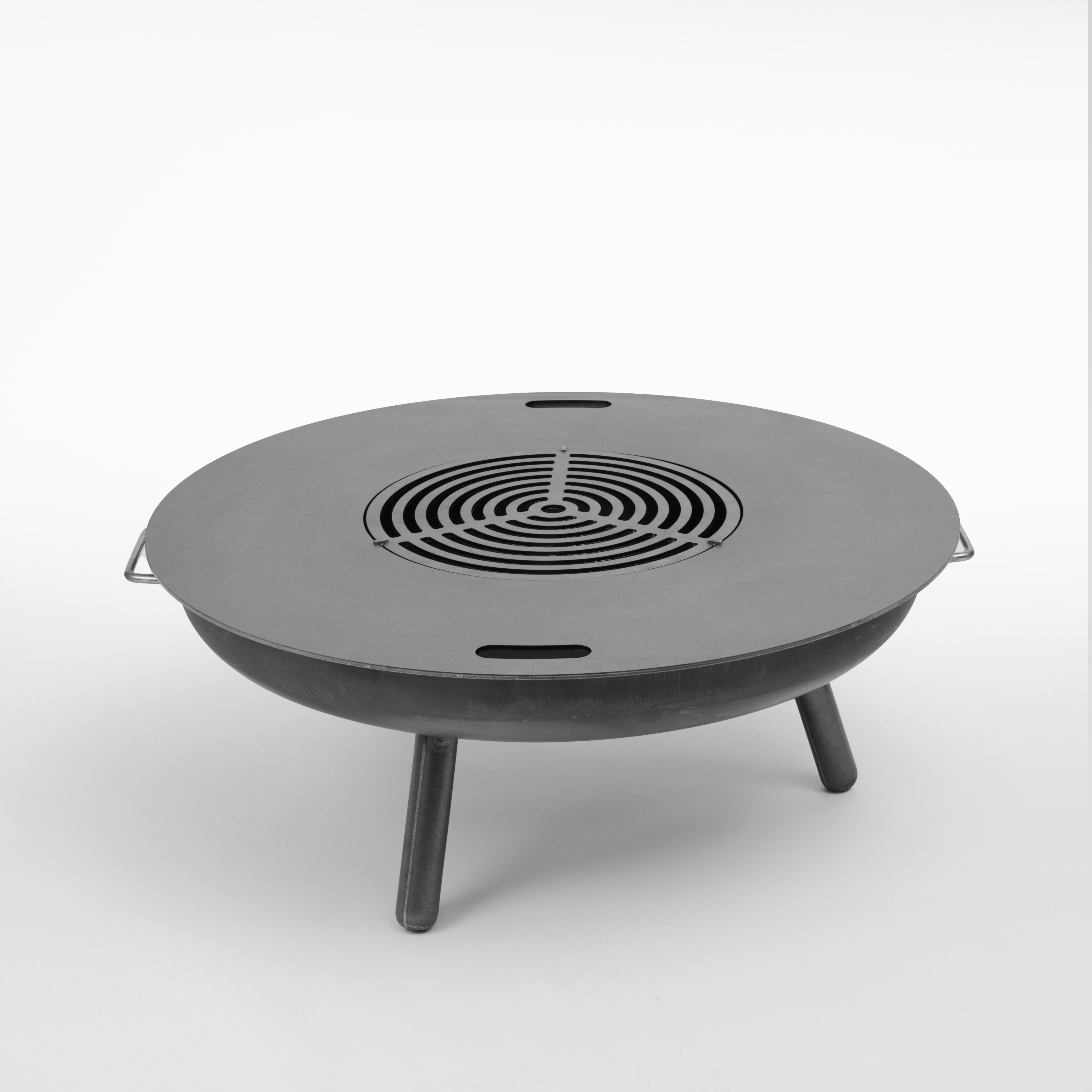 Czaja Grillplatte Grillplatte 85 cm für Feuerschale - 5 mm stark Universal Feuerplatte