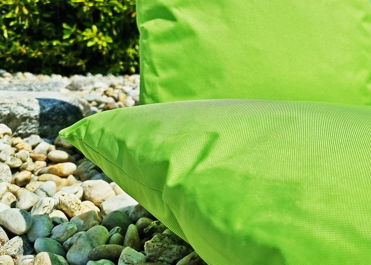 Outdoor geeignet Grün Lounge Lotus-Effekt, & Außen Robust, 40x60cm Kissen Dekokissen XL Wasserfest, für mit JACK Füllung Dekokissen Strapazierfähig, Innen inkl.