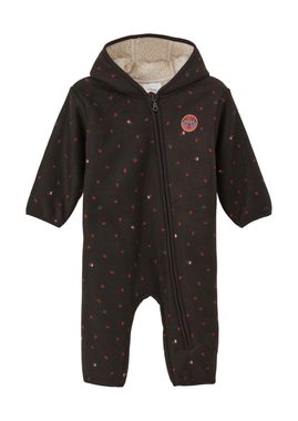 s.Oliver Overall Fleece-Overall mit Teddyfutter Paspel