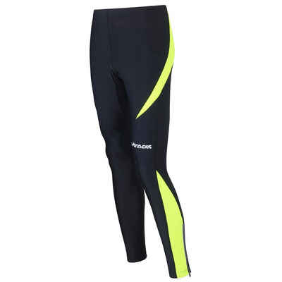 Airtracks Lauftights Herren Thermo Laufhose Lang Pro Funktions Sporthose mit warme Thermoqualität, bei kaltem Wetter Herbst - Winter, » S M L Xl XXL XXXL «