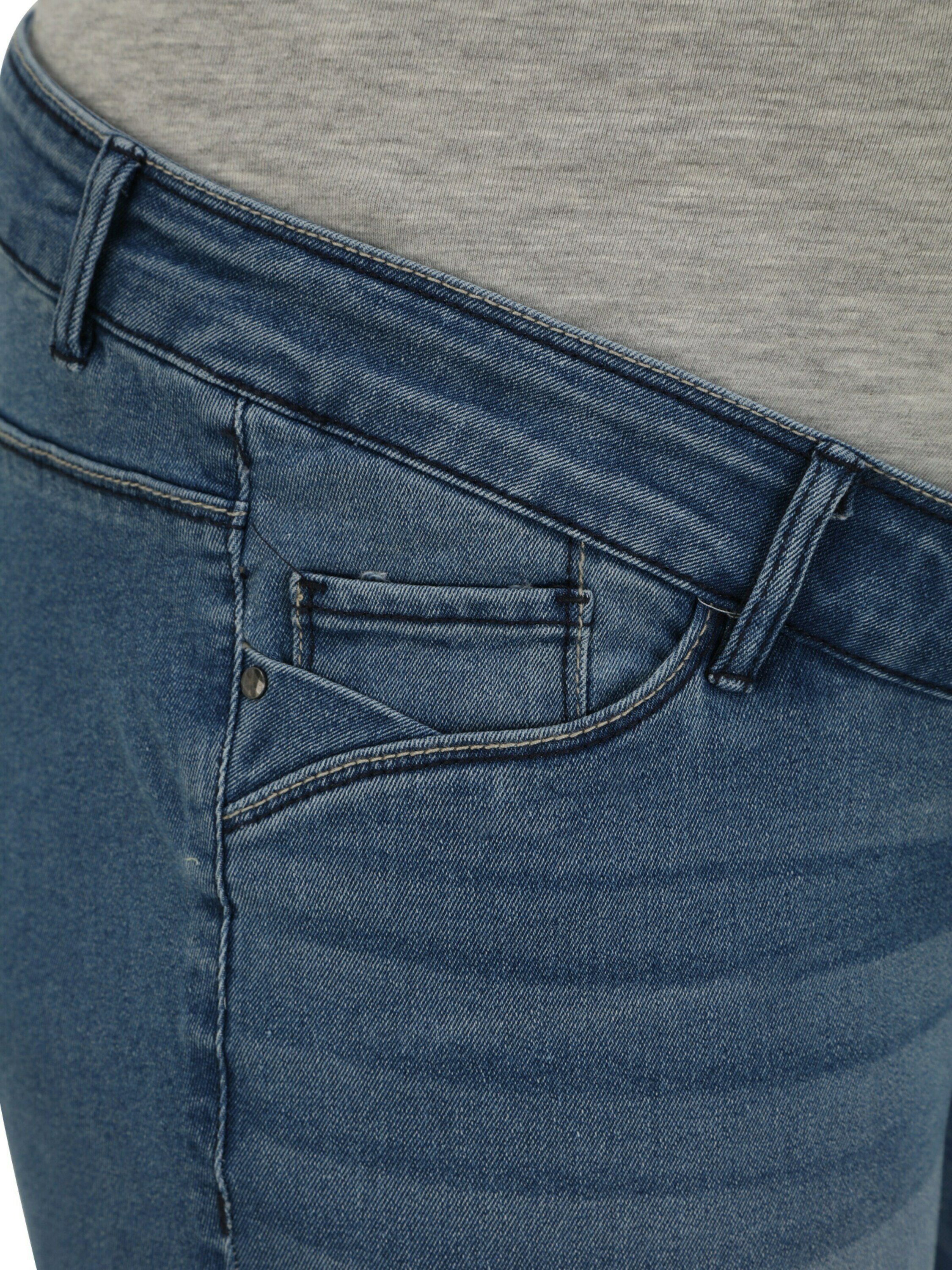 Damen Jeans Mamalicious Curve Regular-fit-Jeans SARNIA (1-tlg)