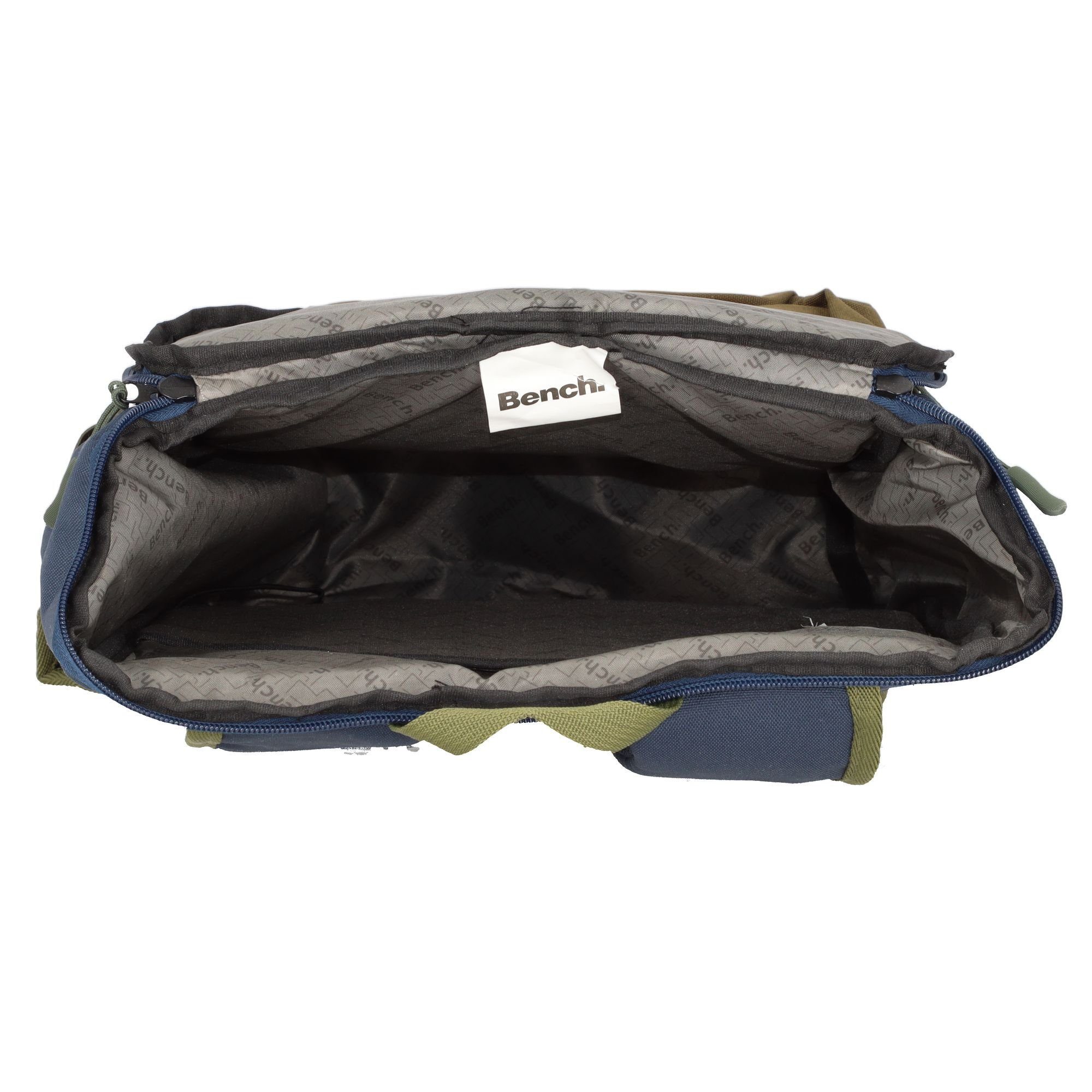 Bench. Polyester Phenom, marineblau-olivgrün Daypack
