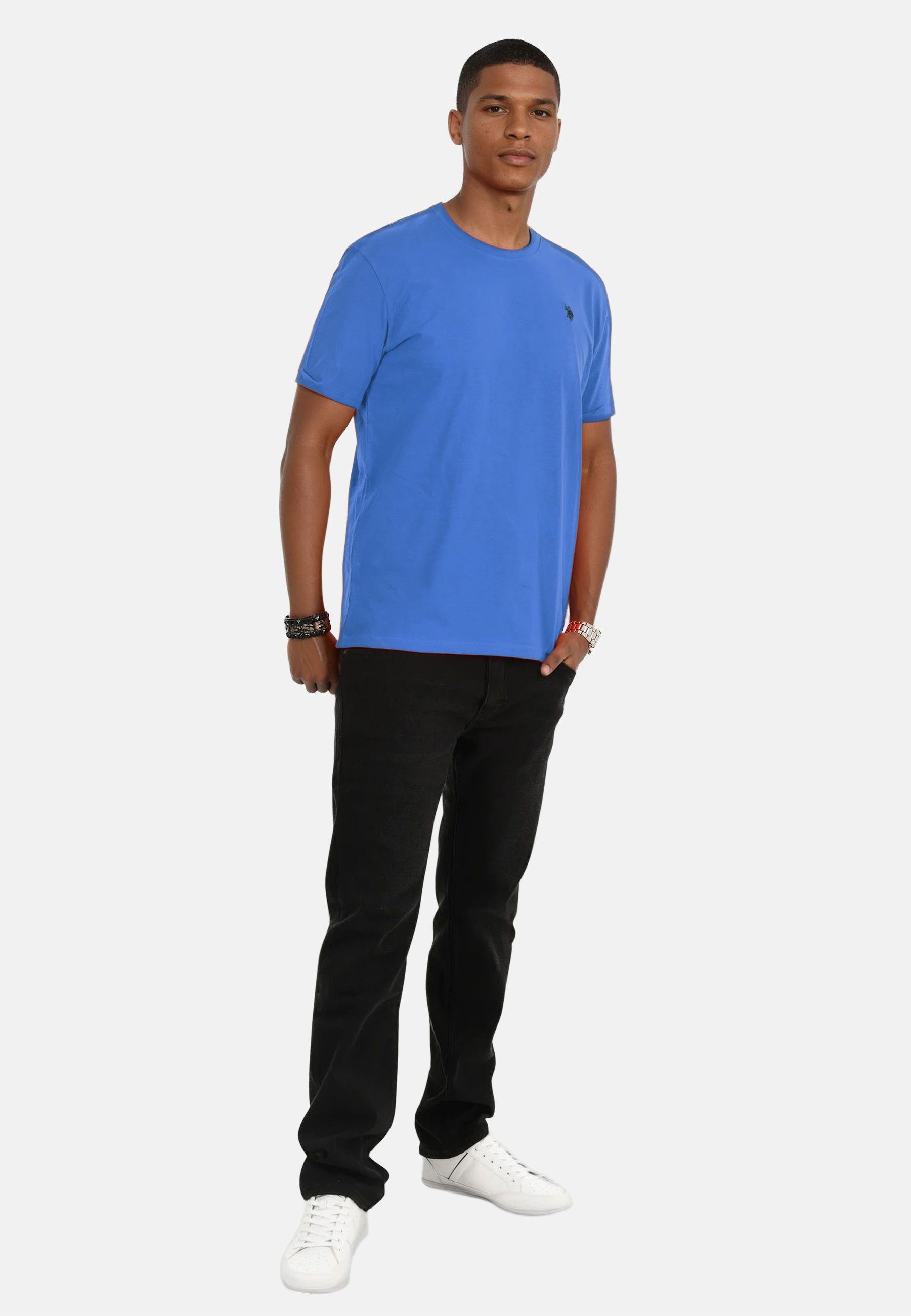 U.S. Polo Assn. T-Shirt USNaash – Herren Basic Shirt aus 100 % Baumwolle Kl günstig online kaufen