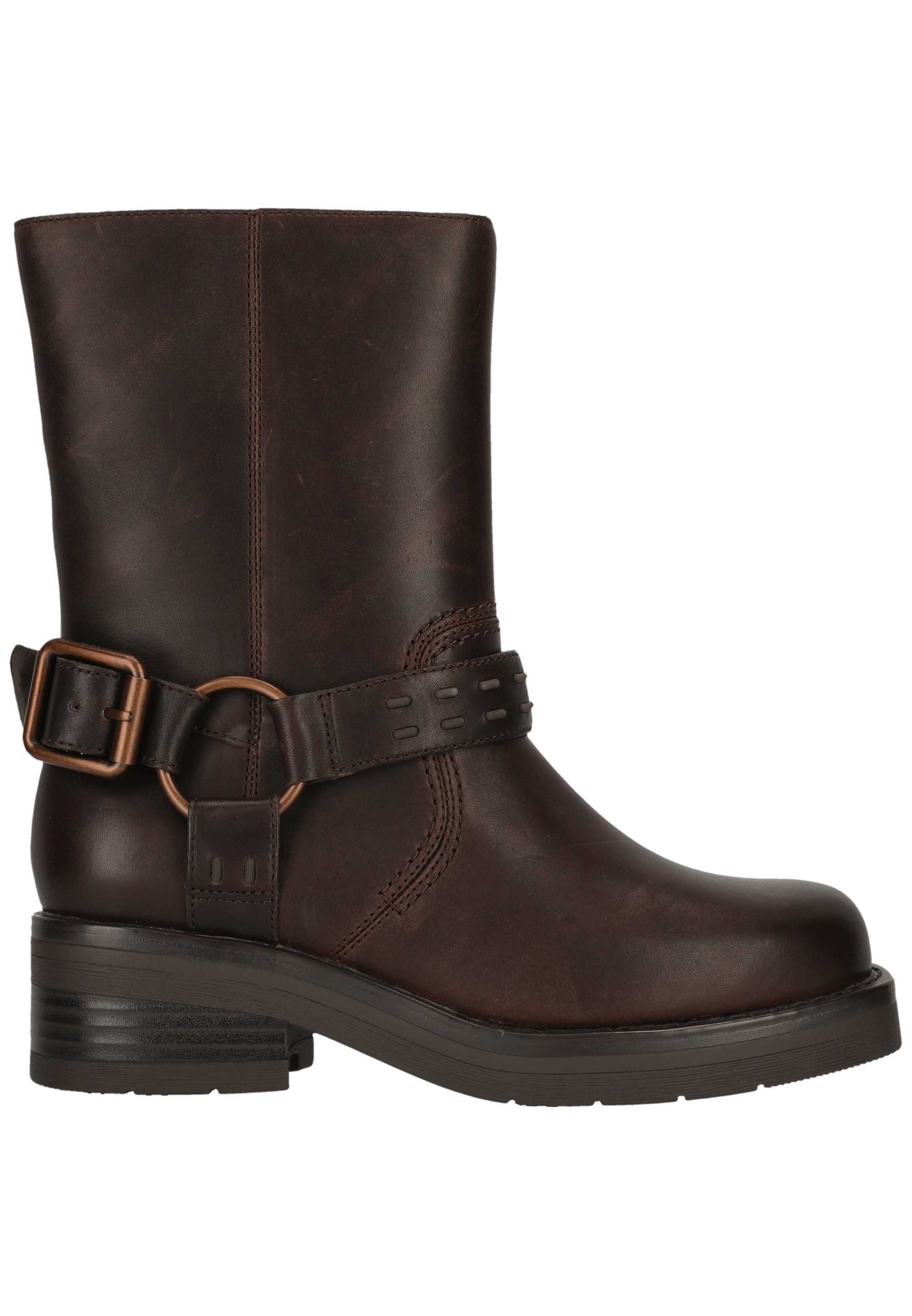 Clarks Rebelle Up Stiefelette mit markanter Clarks-Logo-Schnalle