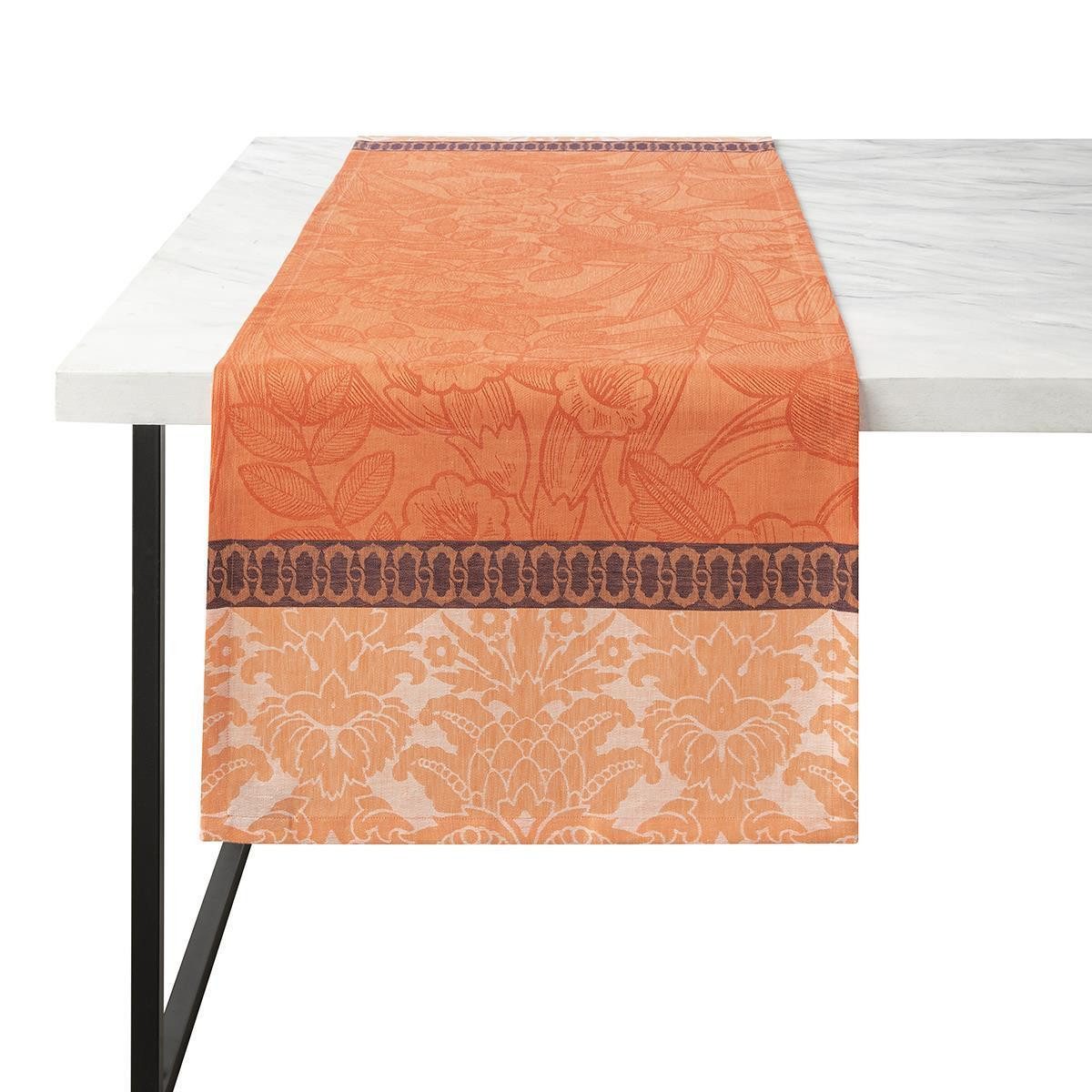 Le Jacquard Francais Tischläufer Tischläufer Escapade Tropicale Goyave 50x150 cm, jacquard-gewebt