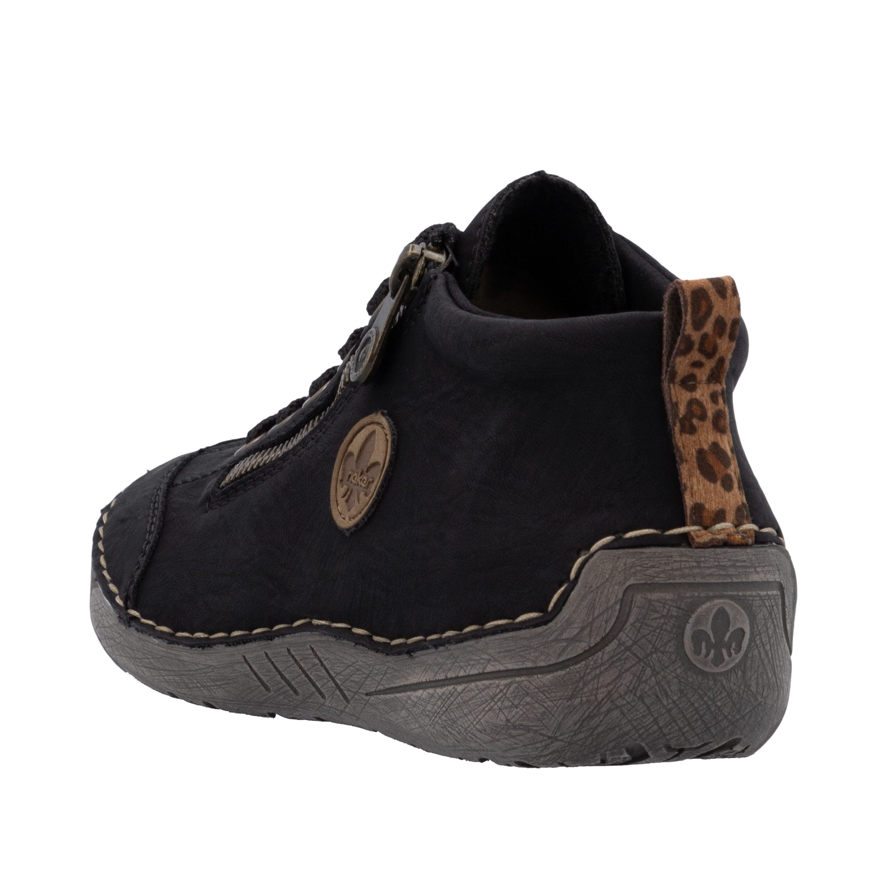 Rieker Schnürboots Sneaker, Schnürschuh, Outdoorschuh mit Reißverschluss günstig online kaufen