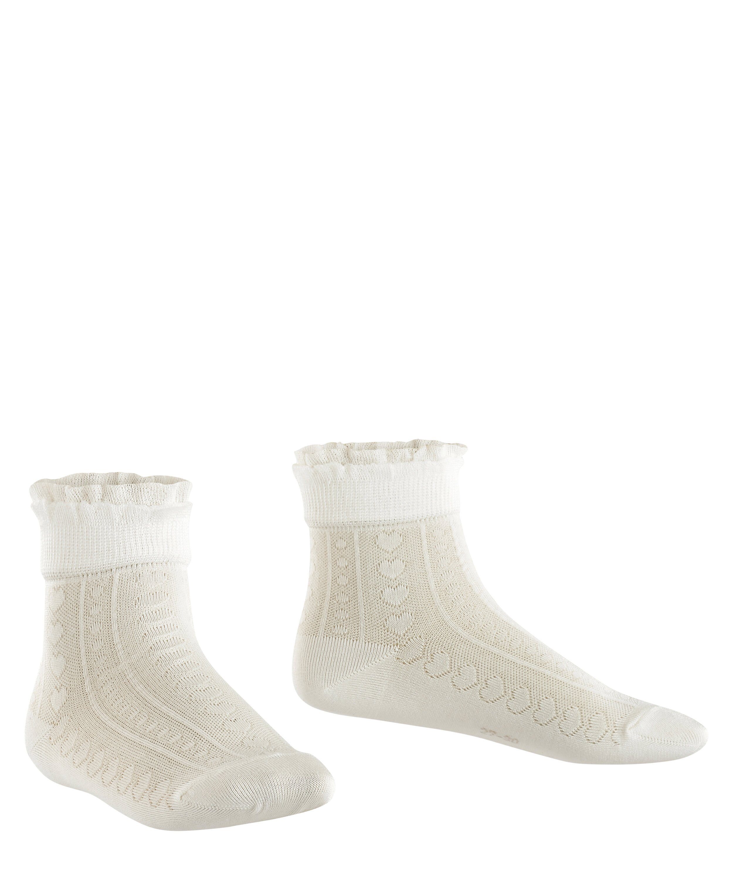 FALKE Socken FALKE Romantic Net Kinder (1-Paar) mit verstärkten Belastungszonen