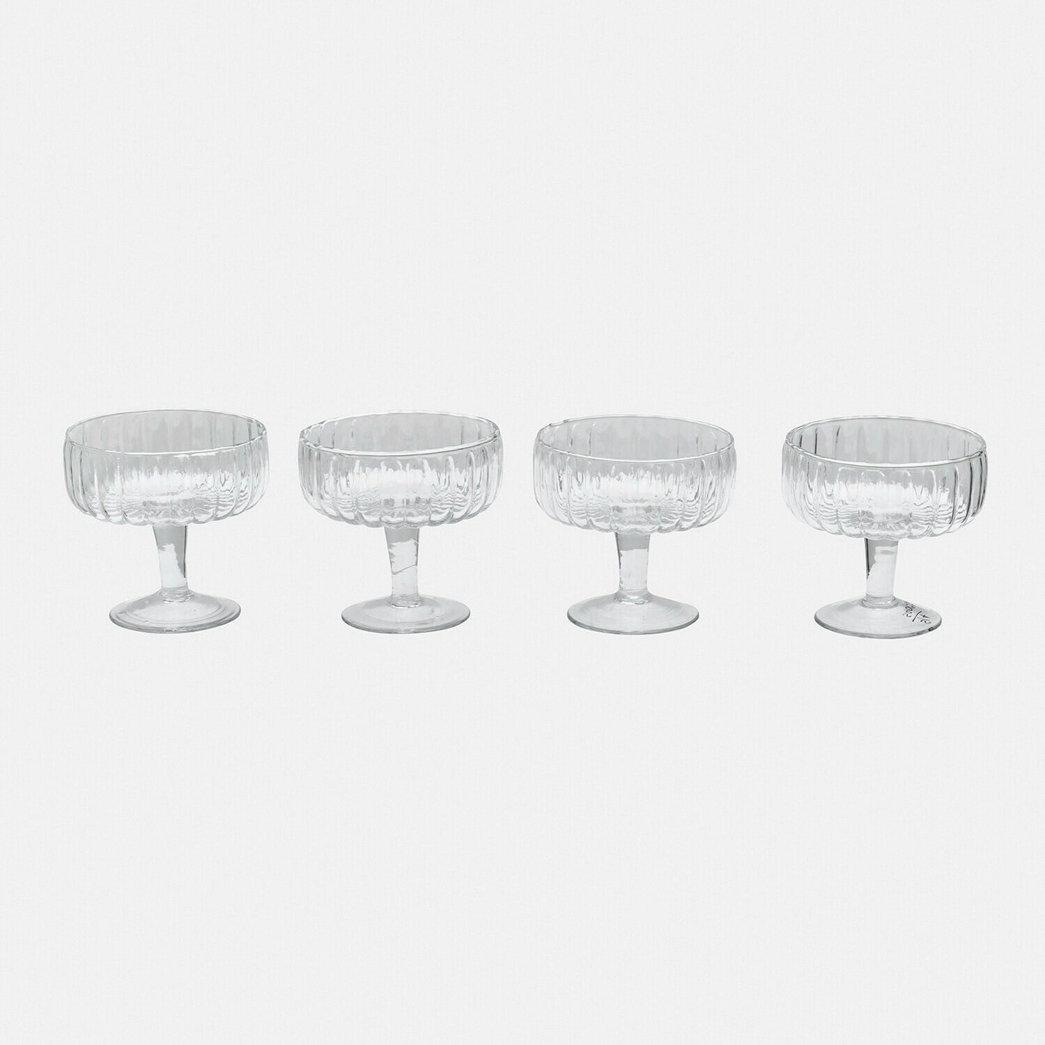 Mirabeau Glas Glas 4er Set Solerón klar, Glas