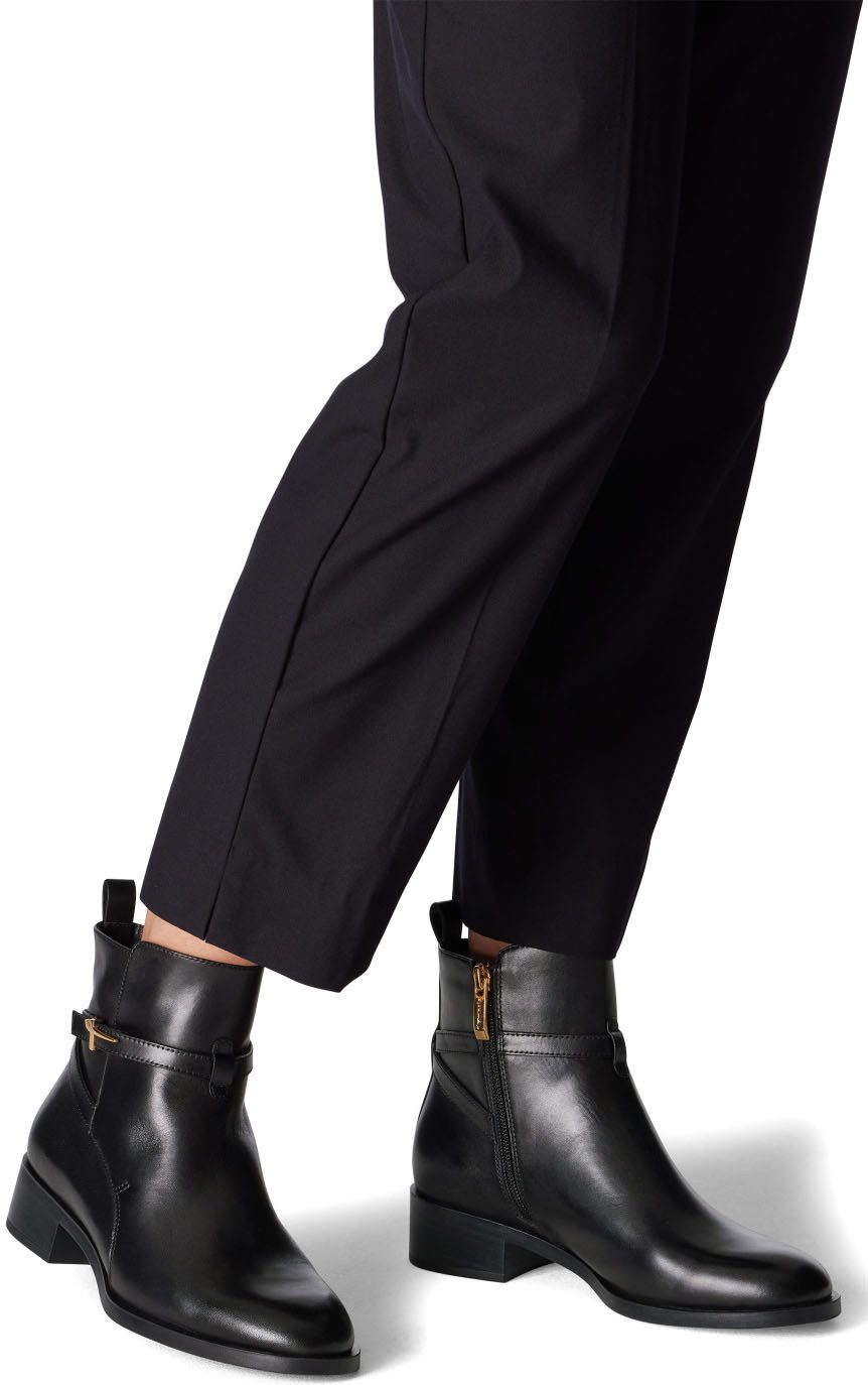 Tamaris Stiefelette Businessschuh, Ankleboots mit T-Logoverzierung