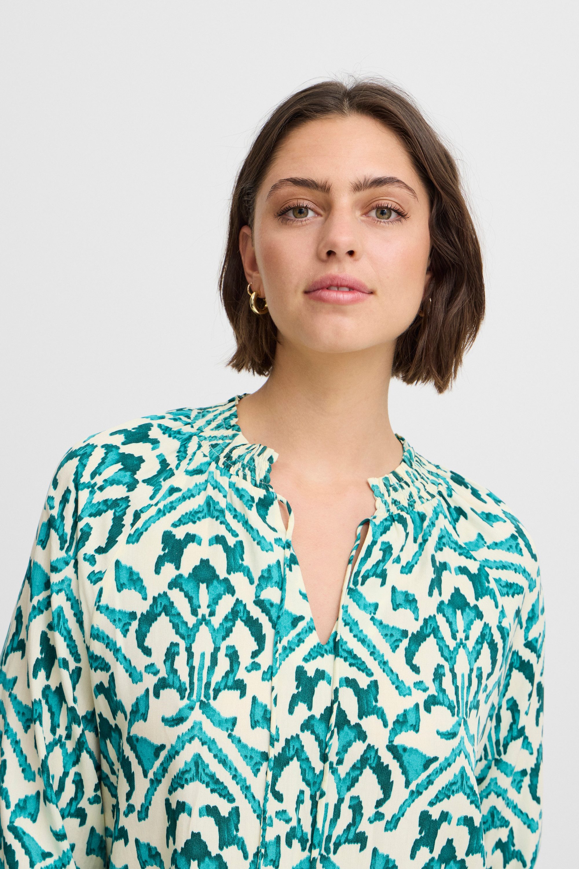 Ichi Langarmbluse IHSam