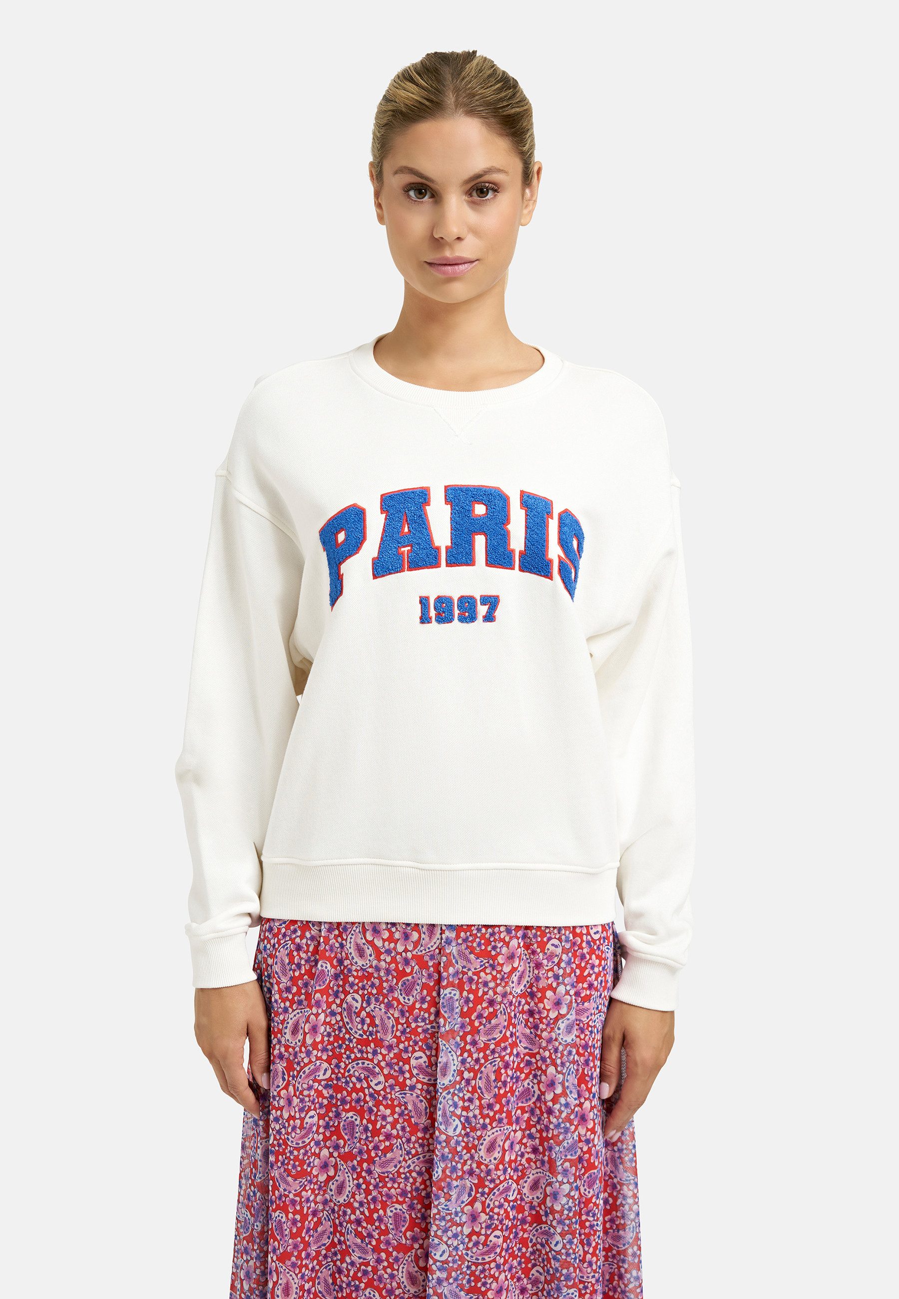 Smith & Soul Sweater mit Flock-Print