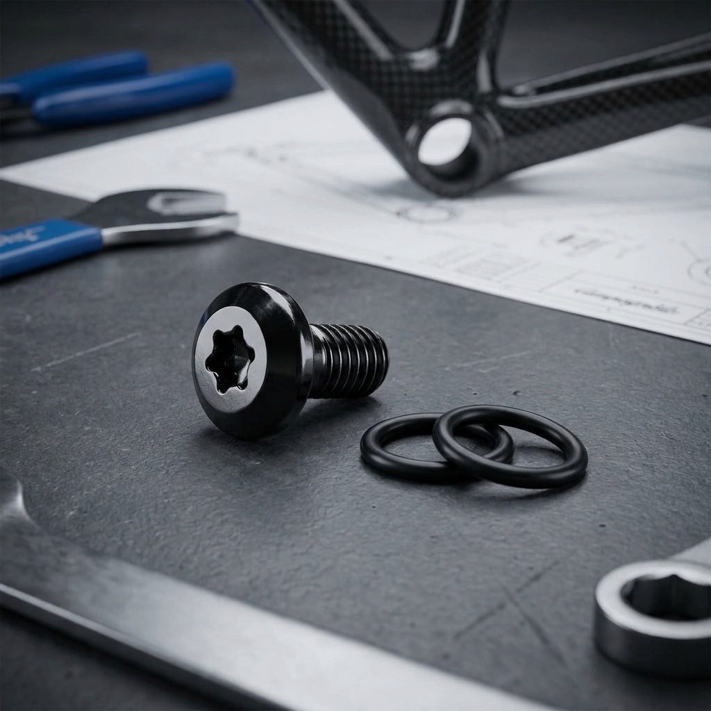 CAMPAGNOLO Schaltaugen-Richtwerkzeug Campagnolo Schraube für Bremsleitung EC-EK107,+2 Dichtringe (5 Kit)