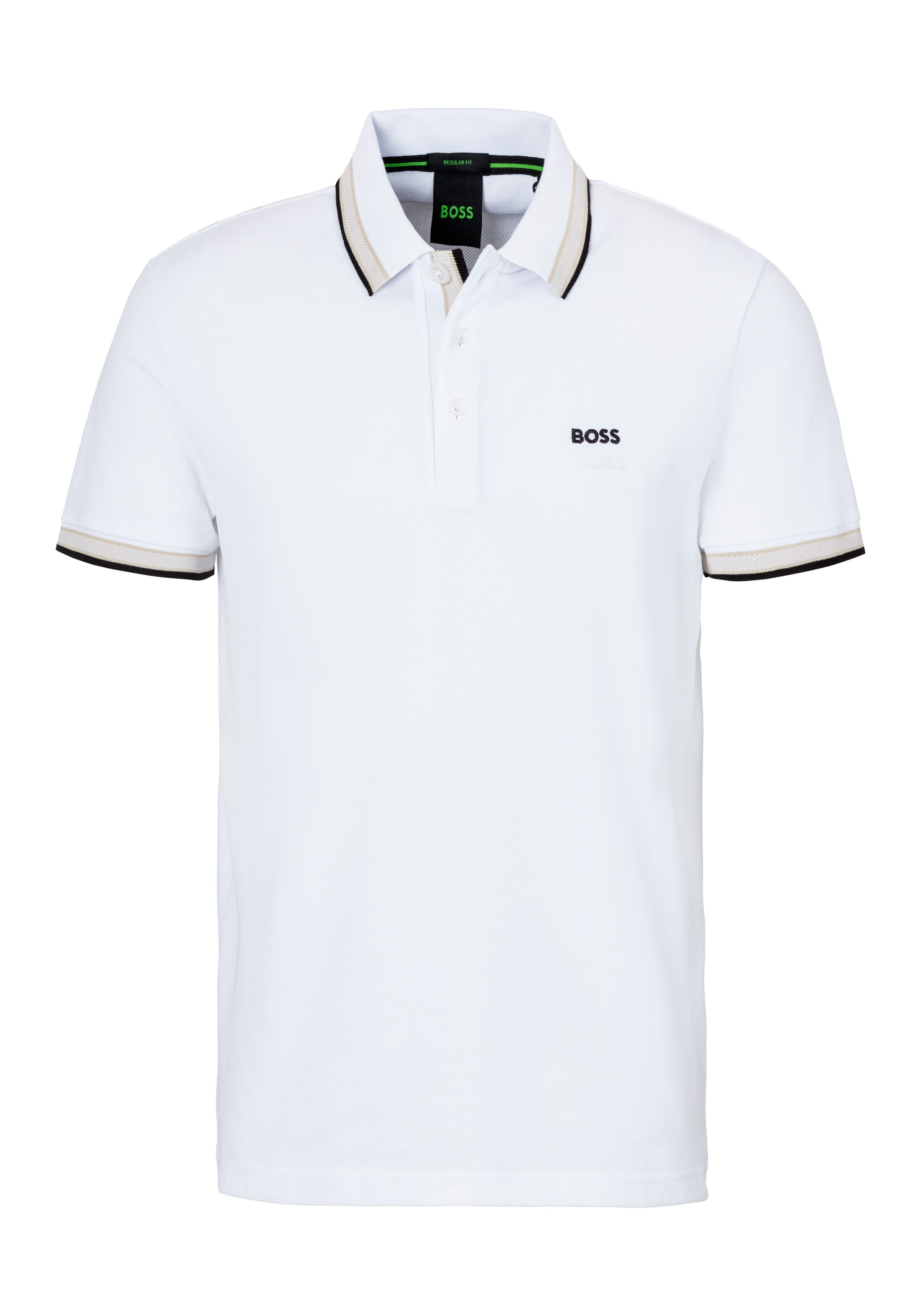 BOSS GREEN Poloshirt Paddy mit kontrastfarbenen günstig online kaufen