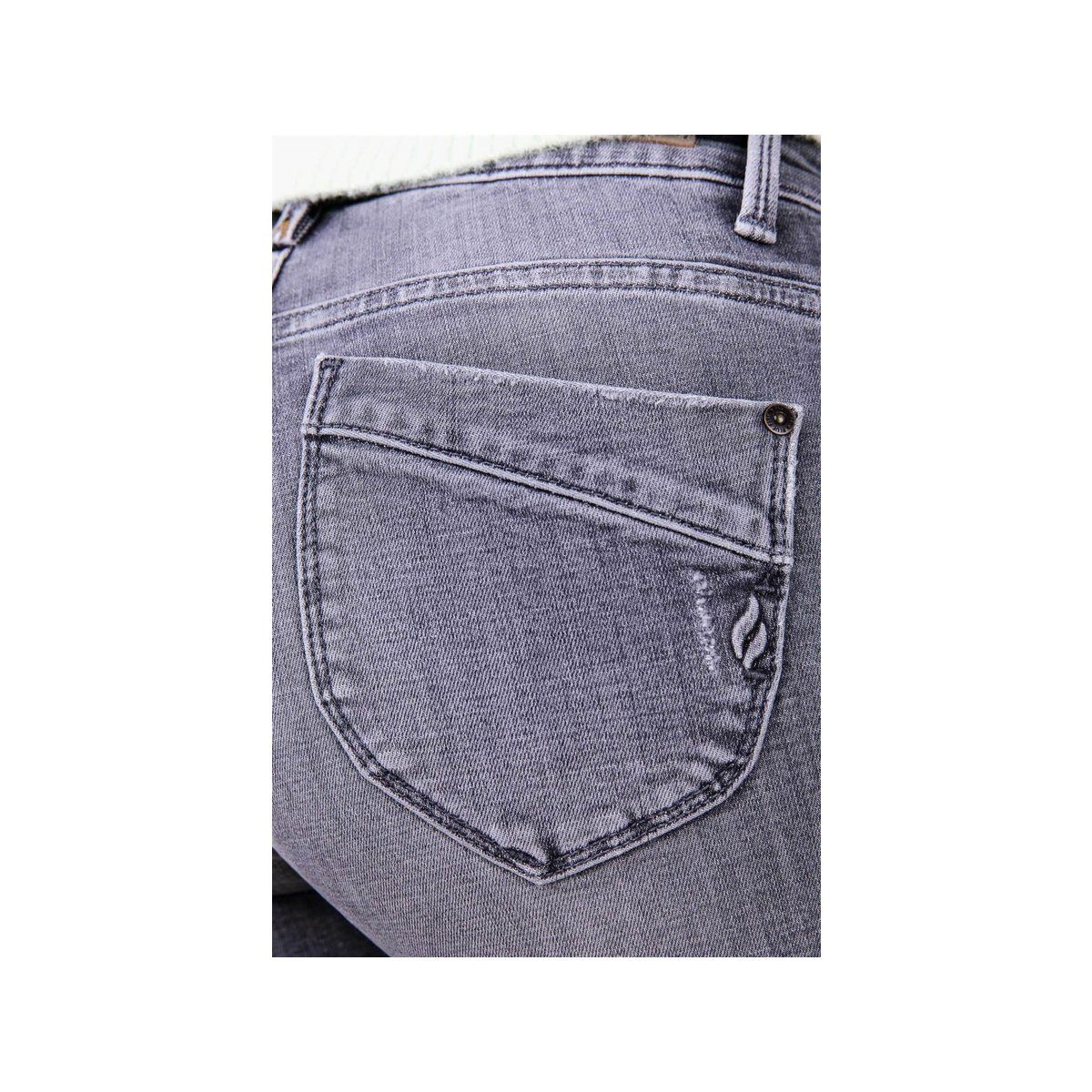 BLUE 5-Pocket-Jeans (1-tlg) grau FIRE