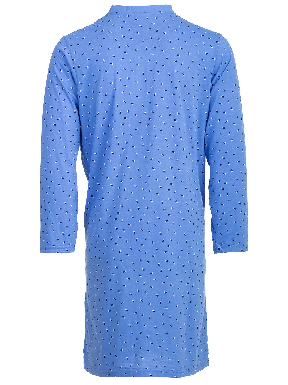 Henry Terre Nachthemd Nachthemd Langarm - Stehkragen Unifarben günstig online kaufen