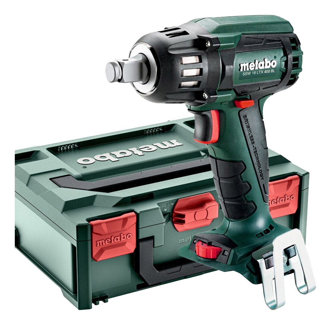 metabo Akku-Schlagschrauber SSW 18 LTX 400 BL, 2150 U/min, 400 Nm, Ohne Akku in MetaBox 145