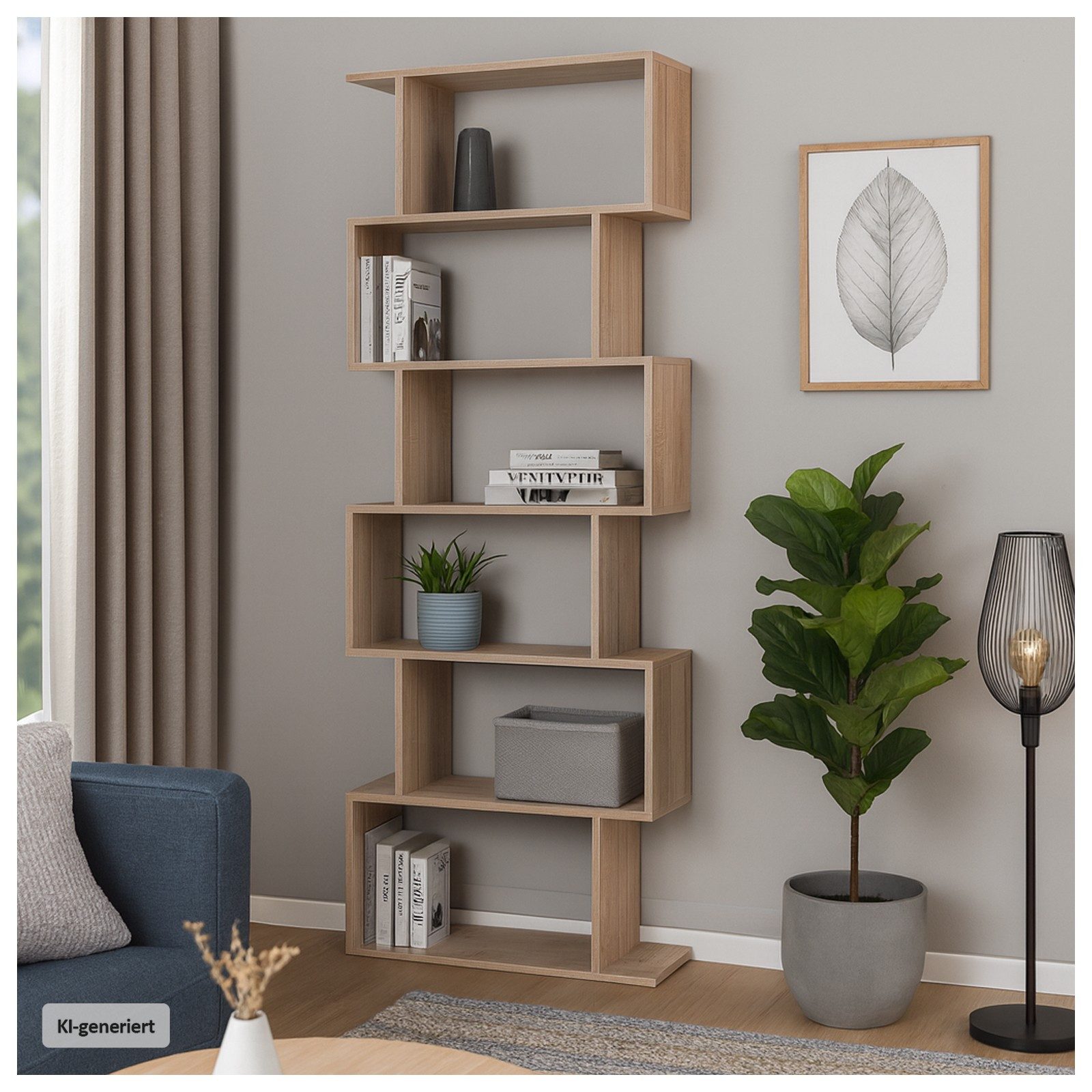 Bücherregal Regal 70x189 Thekla Sonoma