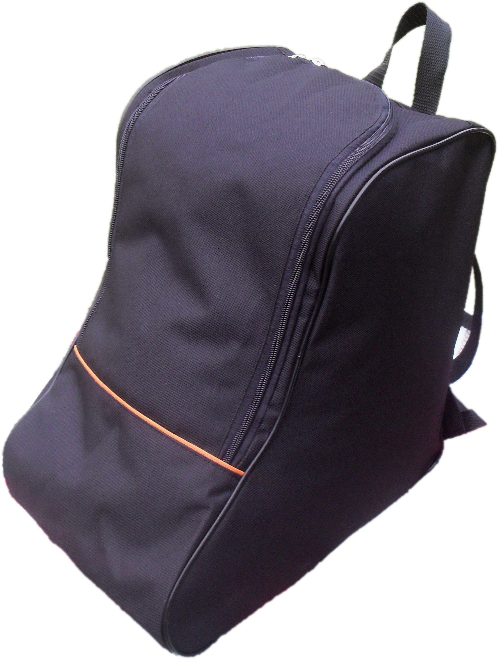 Aves-24 Skirucksack SKISCHUHTASCHE Snowboard Schuhe Rollschuhe Inlineskates Bootsbag, Schwarz