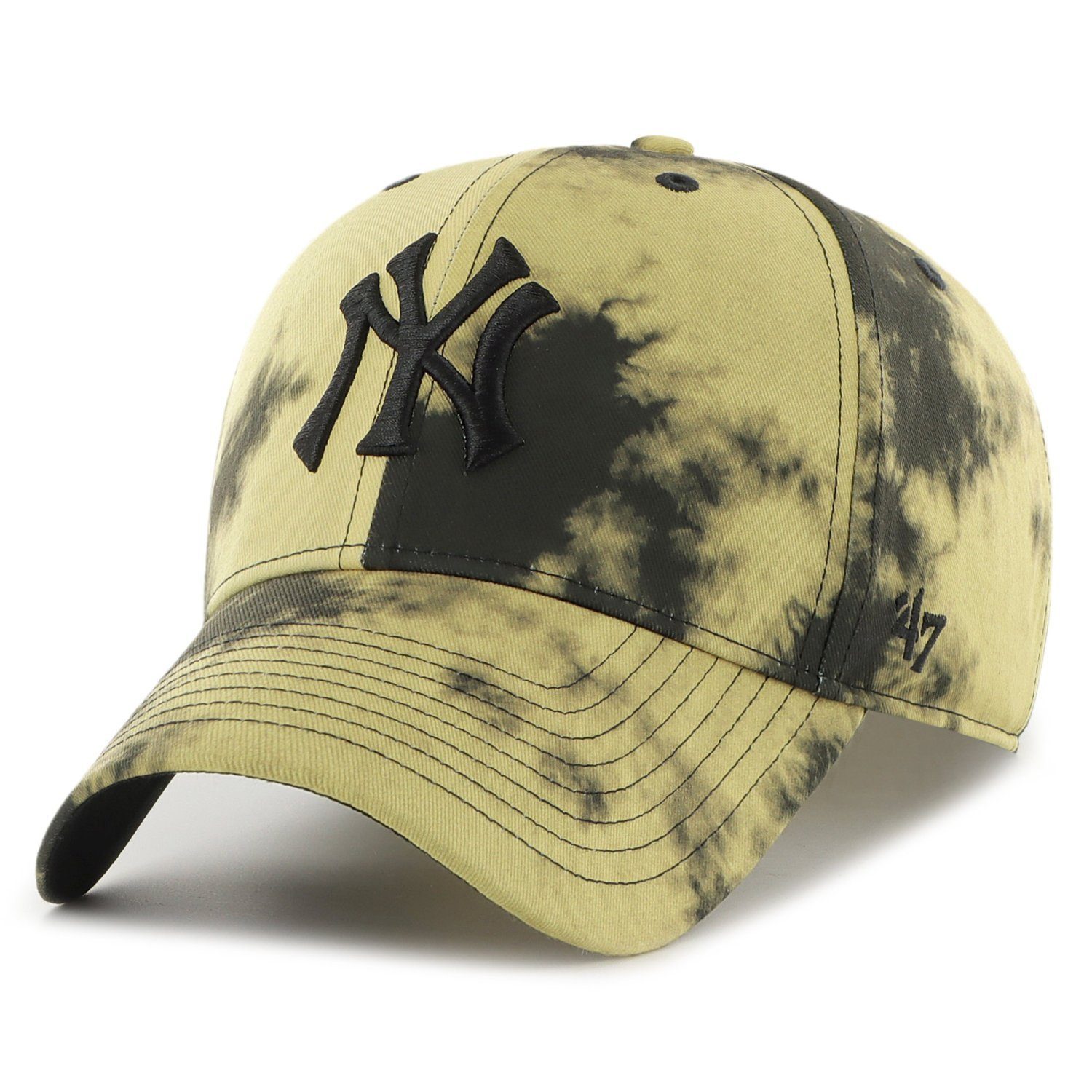 TIE Snapback York New Yankees DYE gold '47 Brand Cap