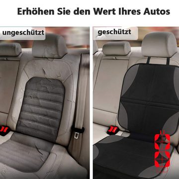 Juoungle Autositzbezug Kindersitzunterlage Sitzschoner Auto Kindersitz Anti-Rutsch Funktion