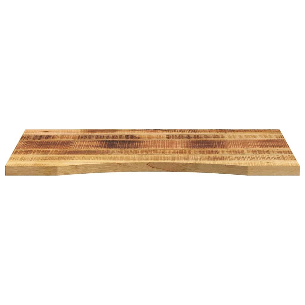 vidaXL Tischplatte Schreibtischplatte mit Aussparung 100x50x2,5cm Massivholz