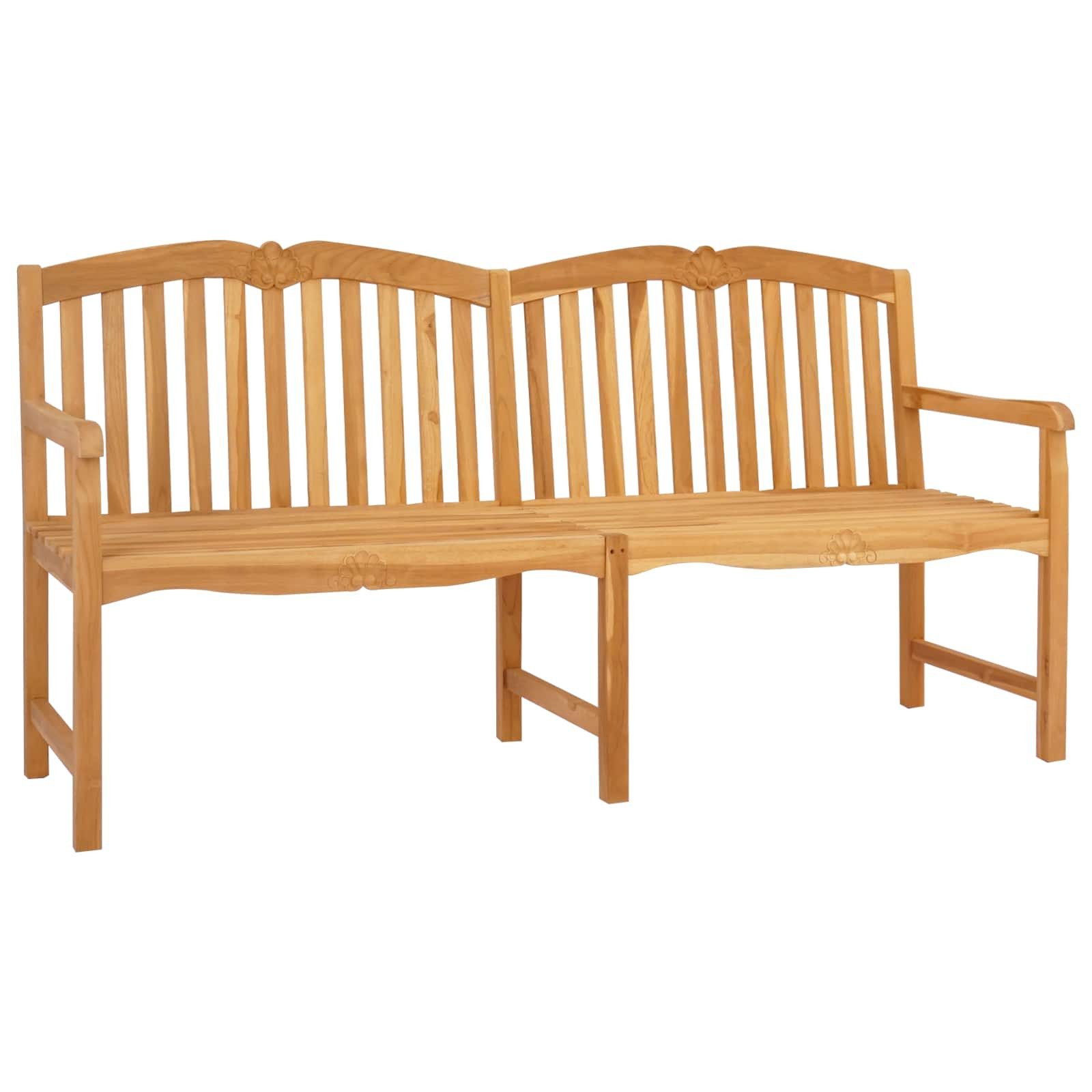 Gartenbank Handgefertigte Rosenbank 180,5 x 60 x 96 cm Massivholz