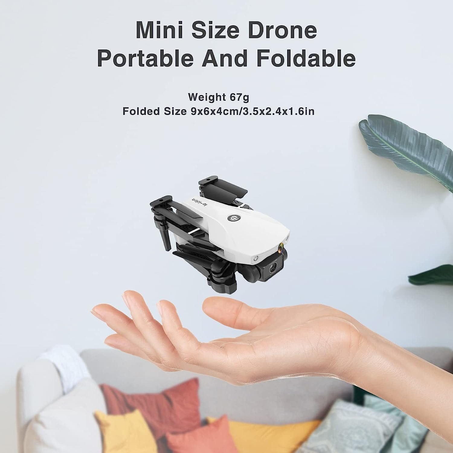Geschenk Drohne 3D Drohne Flip Halten, Höhenlage Mehr le-idea FPV für Quadrocopter Faltbare Jungen) Drone Mit für Anfänger, RC Kamera (720p, mit Mini