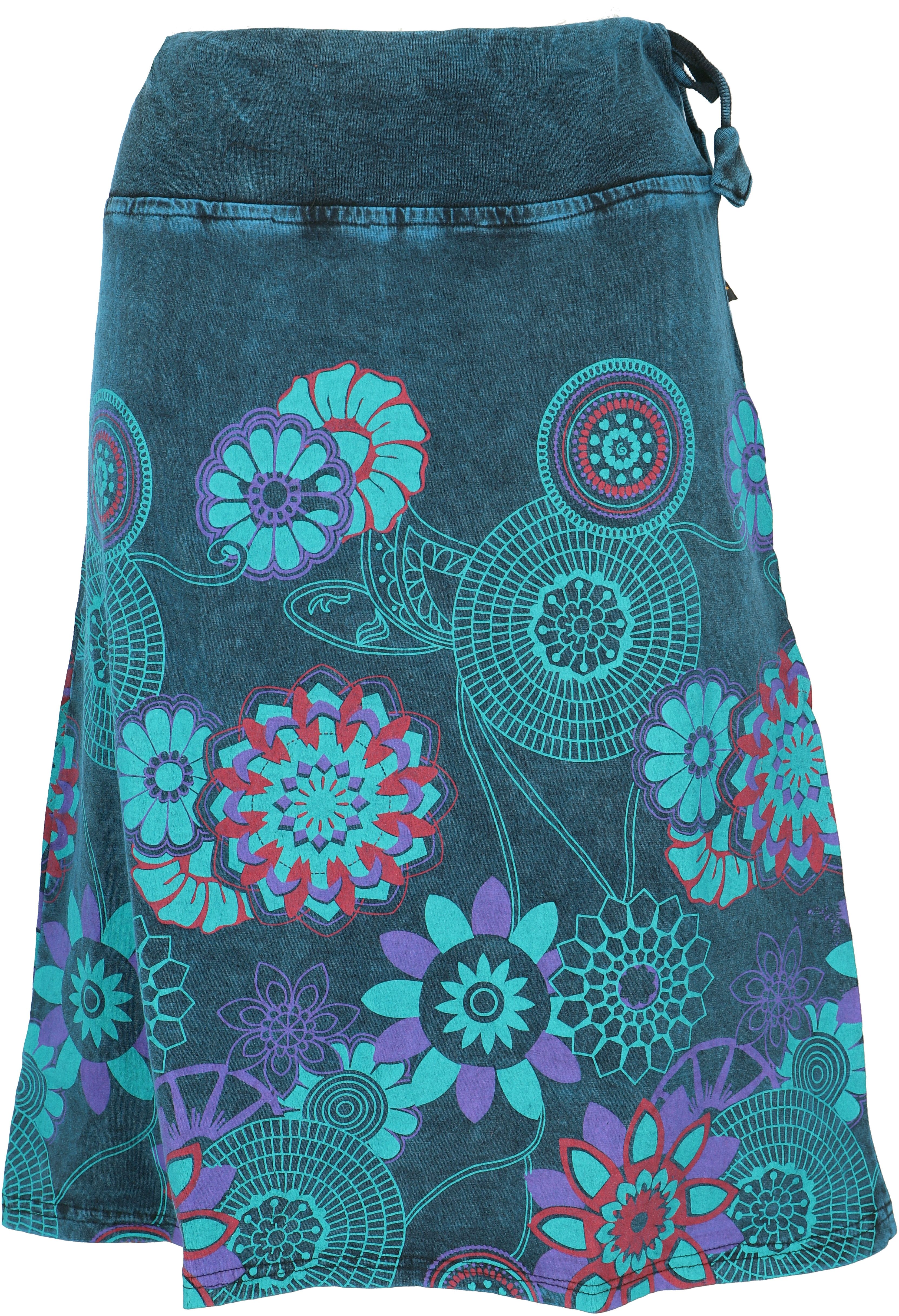 Guru-Shop Minirock Knielanger Rock Boho chic, günstig online kaufen