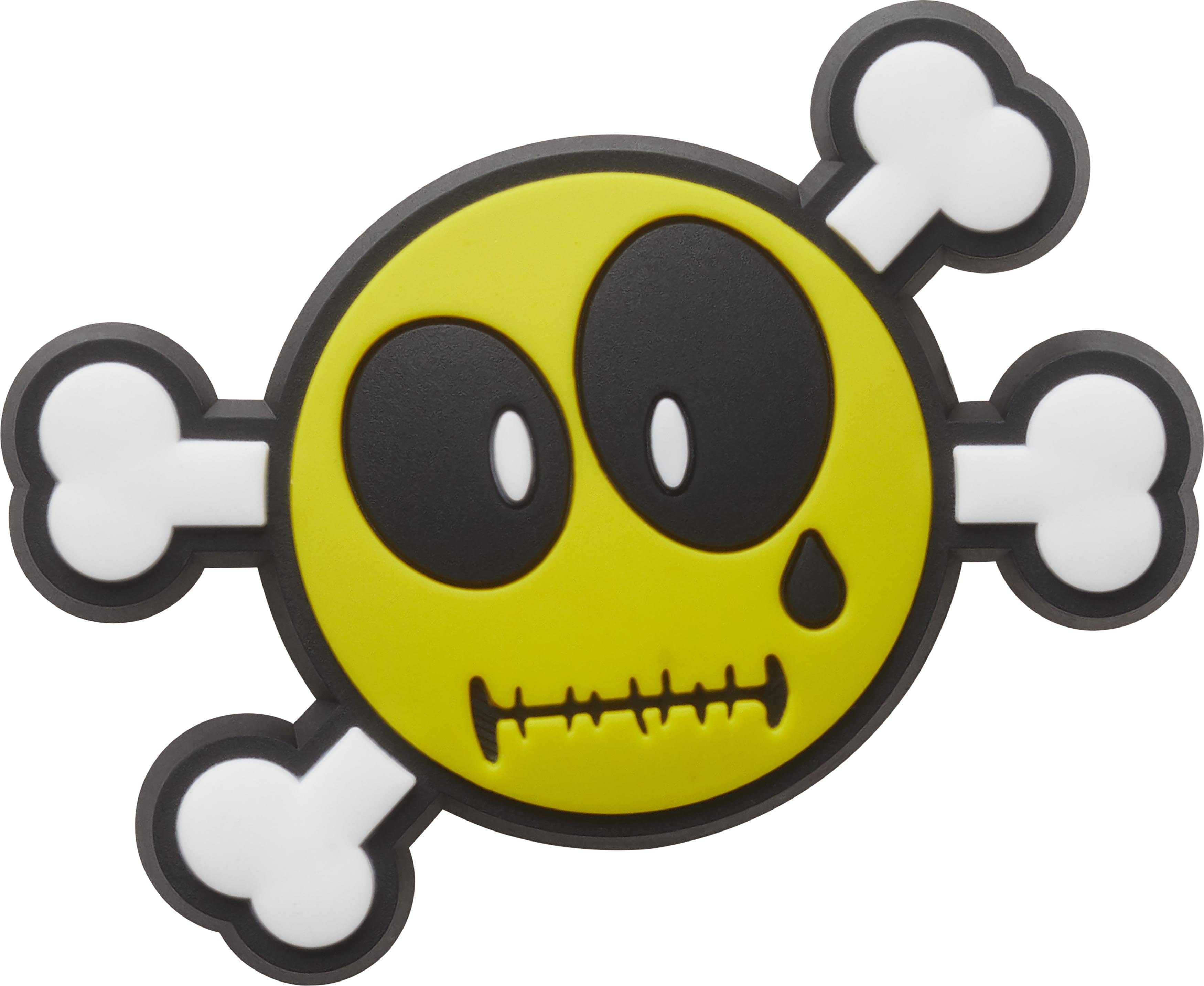 Crocs Schuhanstecker Jibbitz Charm - Smiley Crossbones (1-tlg)