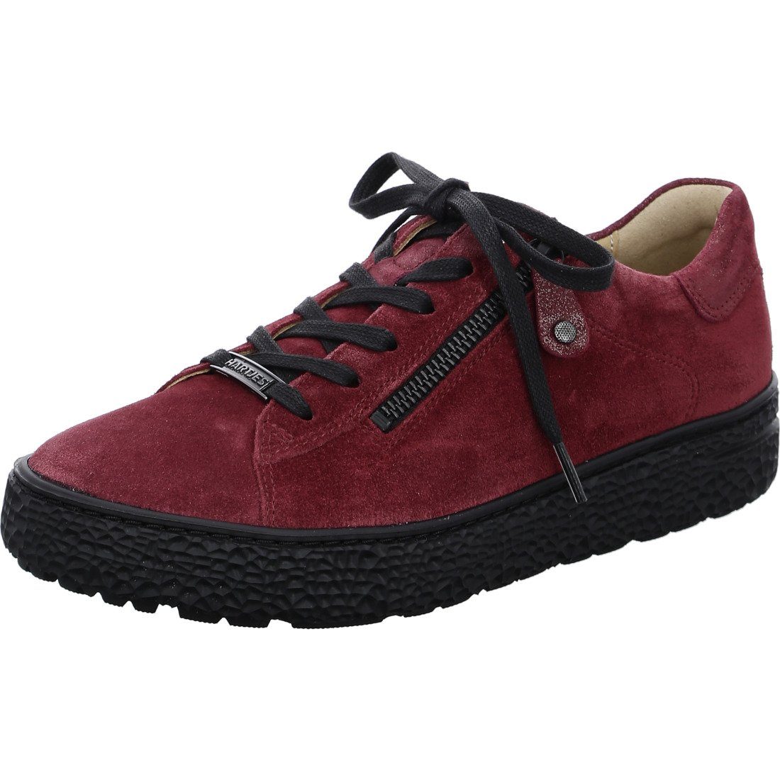 Hartjes Hartjes Schuhe, Schnürschuh Velours Phil - rot Schnürschuh 047337