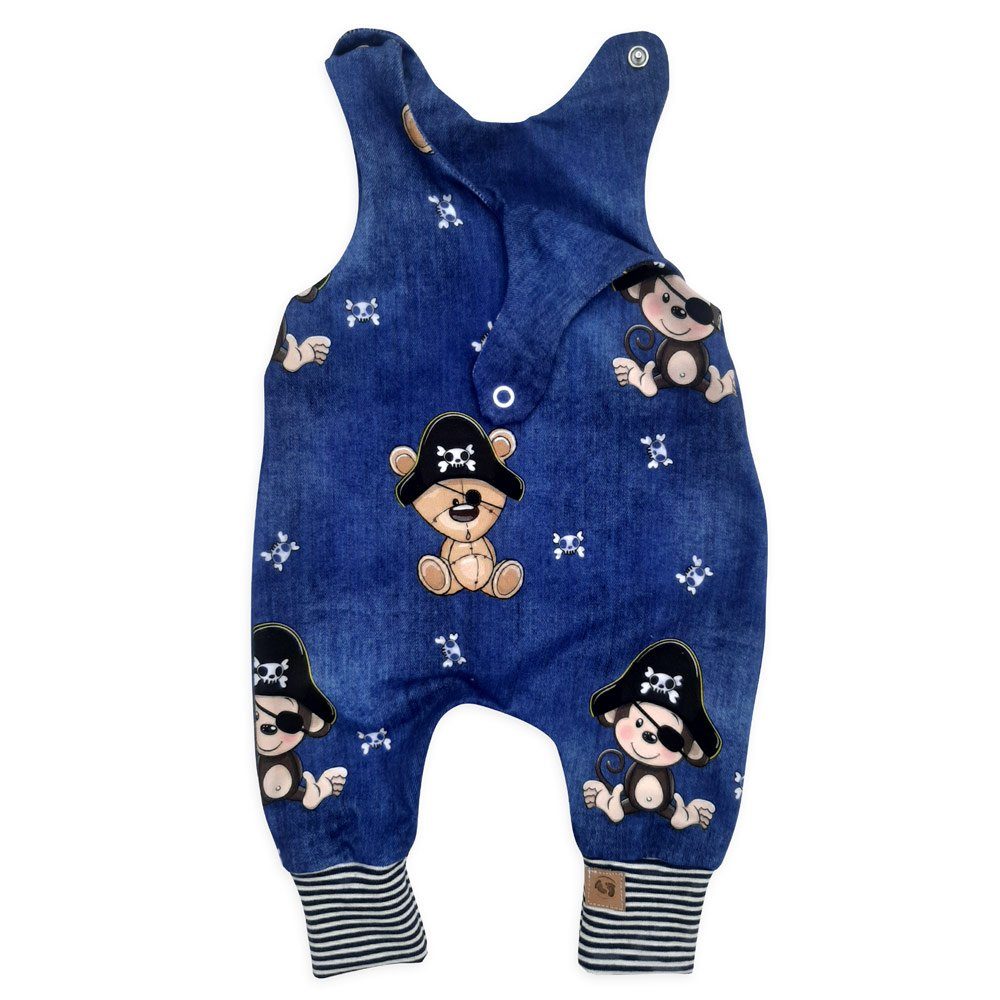 Land-Juwelen Strampler TEDDY PIRAT BLAU Strampler