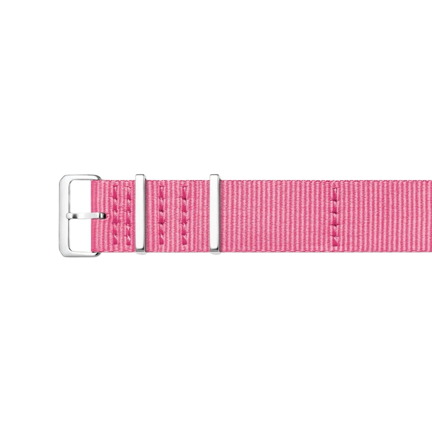 THOMAS SABO Uhrenarmband Thomas Sabo Uhrenarmband Pink 20 mm Nylon Code TS Nato ZWA0313-276-9