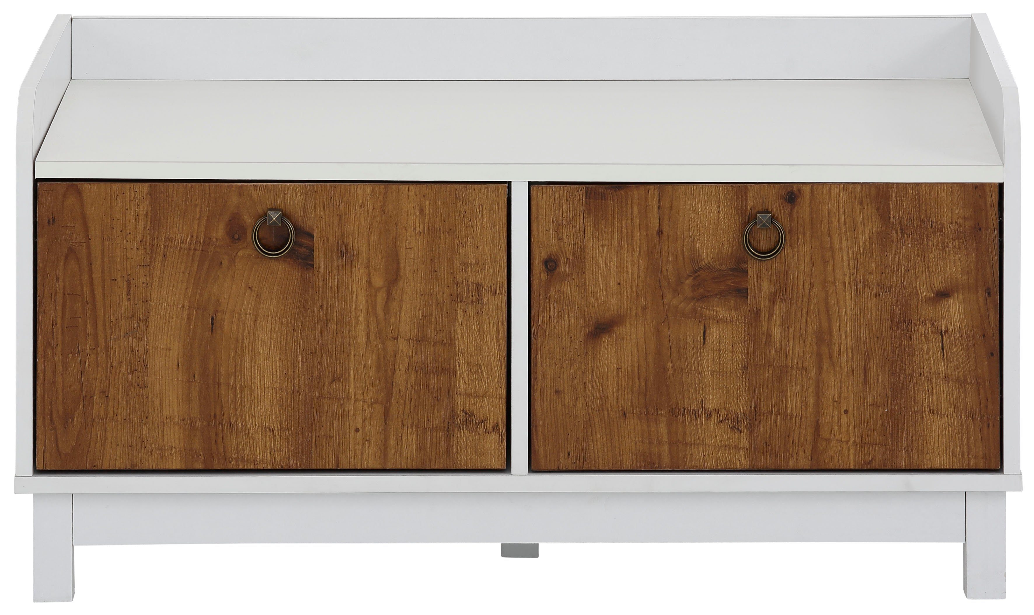 Home affaire Bank Goslar, mit schönen Metallgriffen, folierter Holzwerkstoff, Breite 92 cm