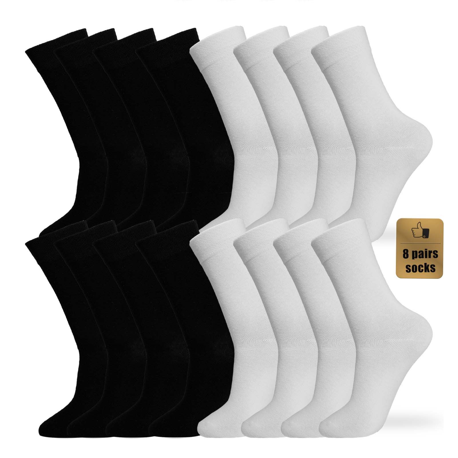 Yalion Socken YALION Premium Herren & Damen Business Socken Baumwolle Businesssocken (8-Paar)