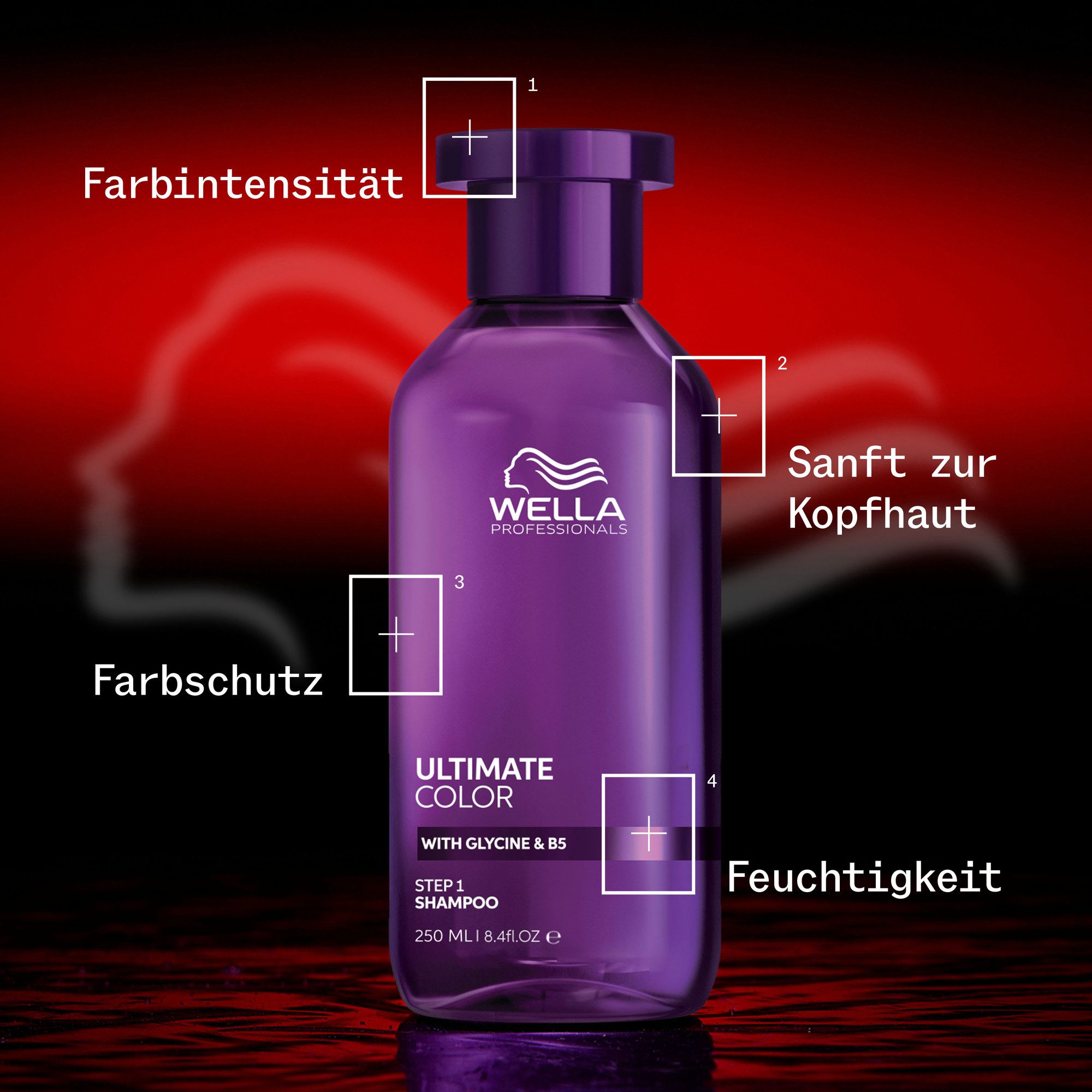 Wella Professionals Haarshampoo ULTIMATE COLOR SULFATREIES SHAMPOO