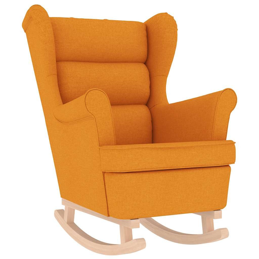vidaXL Sessel Schaukelsessel Dunkelgelb 74x90x102 cm günstig online kaufen