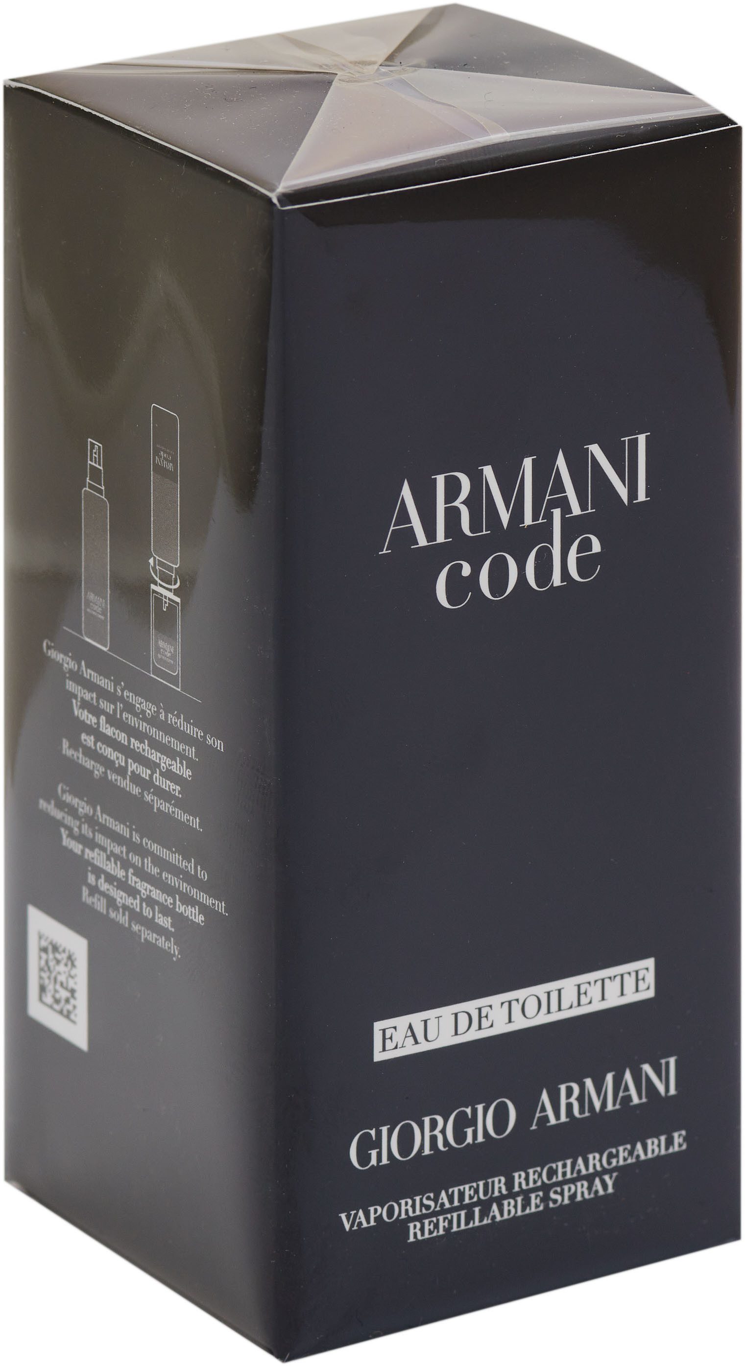 Giorgio Armani Eau de Toilette Code Homme, mit nachtblauer Flasche