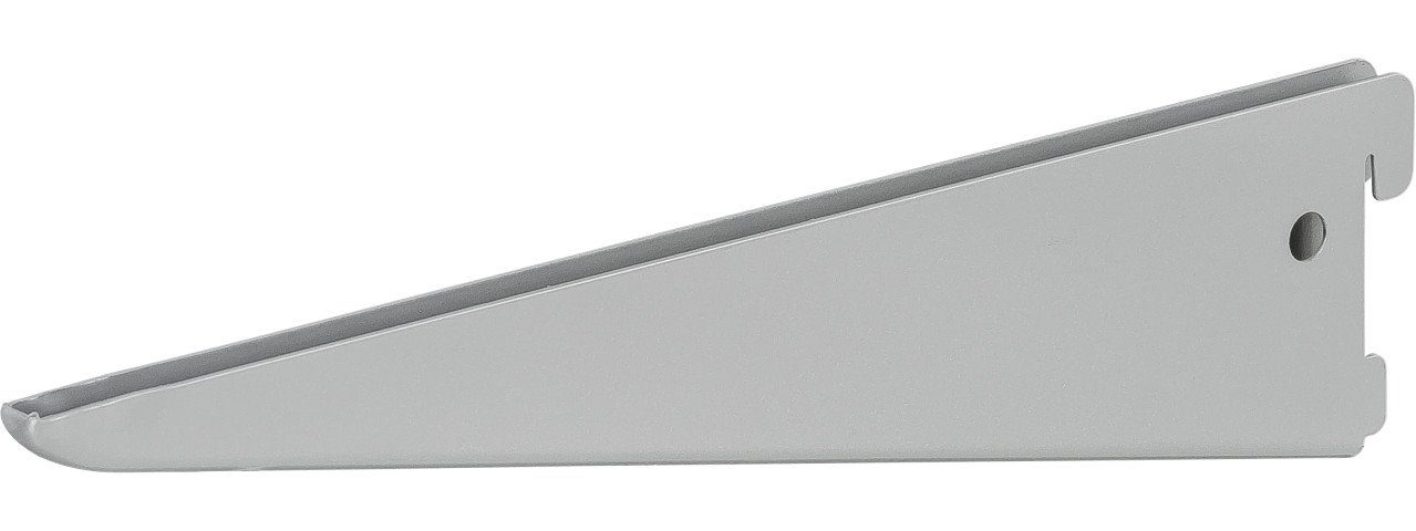 Regaleinsatz TrendLine Doppellochträger 2-reihig grau 47 x 4 cm