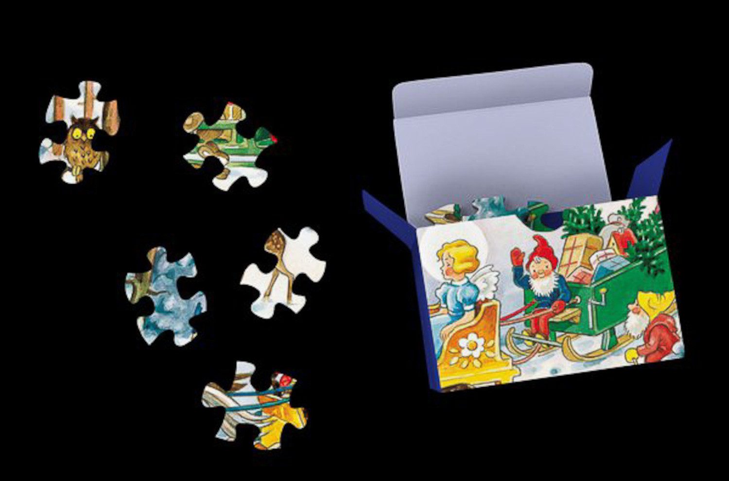 Korsch Verlag Adventskalender Korsch Puzzle-Adventskalender »Weihnachtsumzug« (1000-tlg), 23 kleine Schachteln mit je 40 Teilen, 1 Schachtel mit 80 Teilen