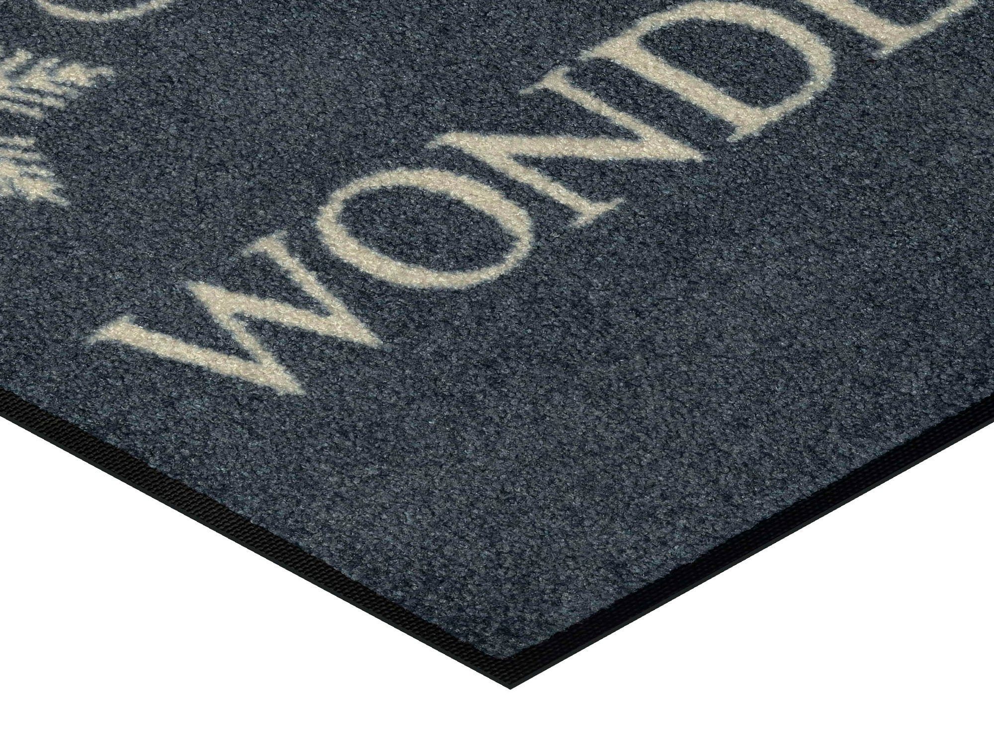 Fußmatte Winter Wonderland, rechteckig, mit wash+dry Kleen-Tex, Schmutzfangmatte, geeignet, Outdoor Höhe: In- by und Spruch, waschbar 7 mm