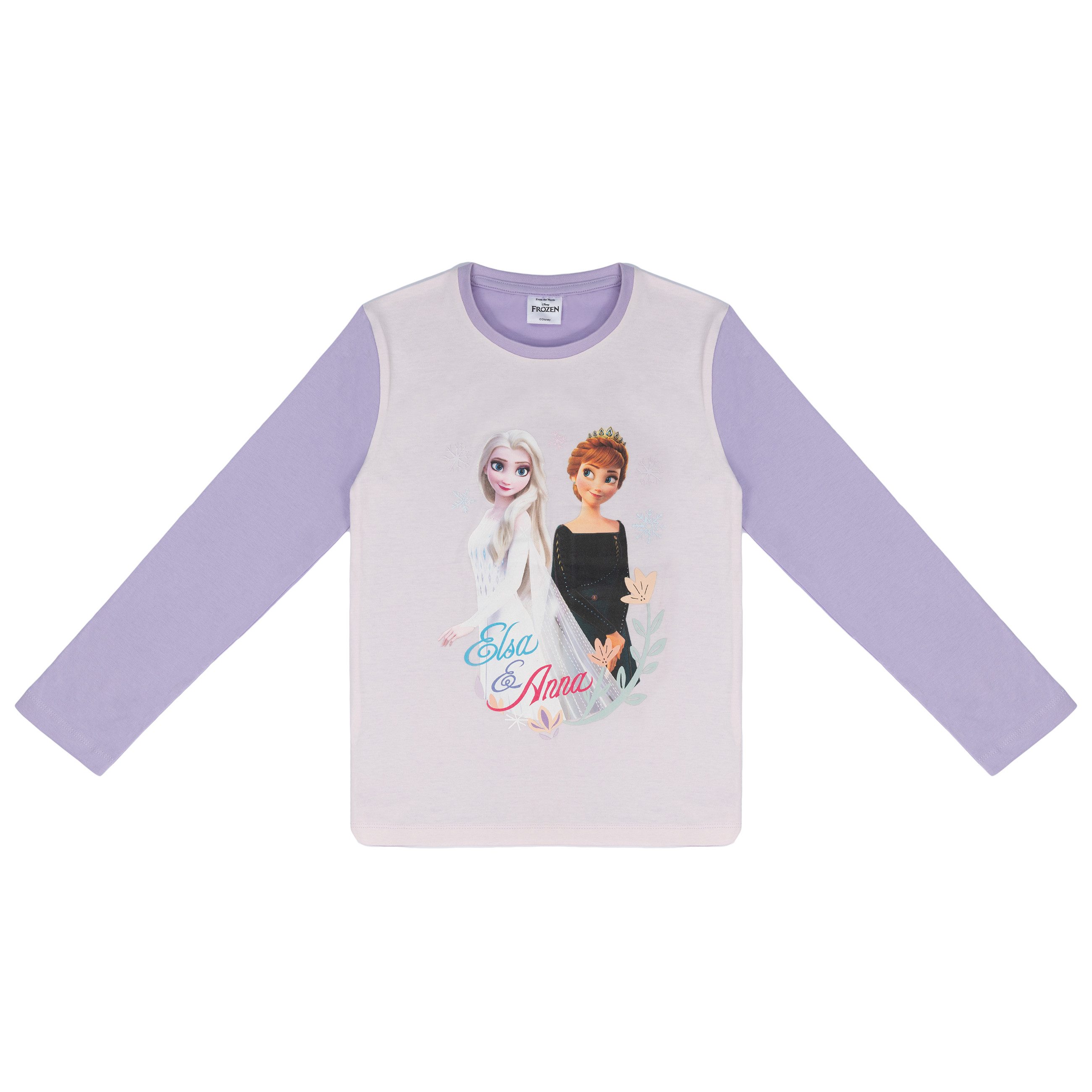 Disney Langarmshirt Eiskönigin Anna und Elsa Langarmshirt Pullover