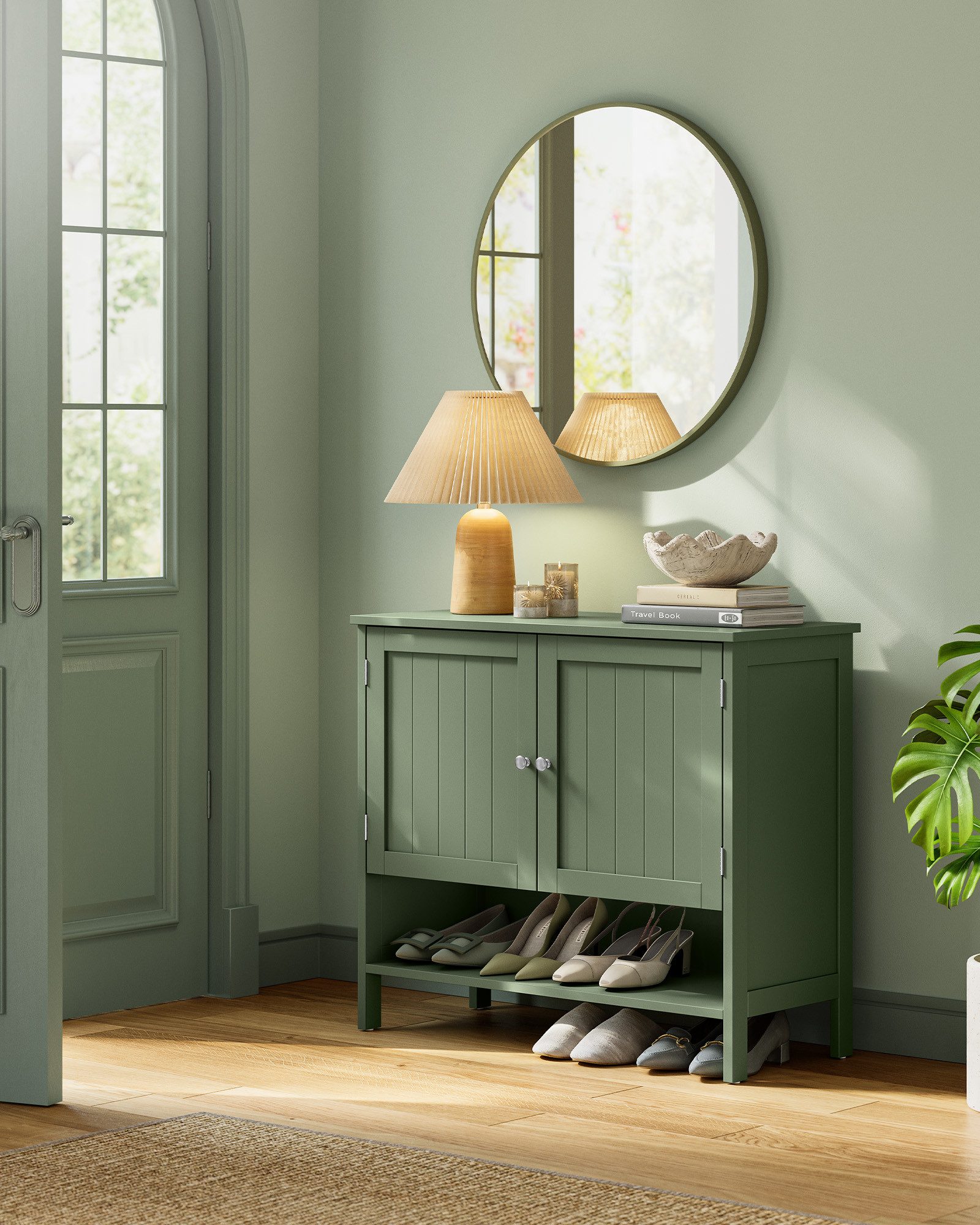 VASAGLE Schuhschrank moderner Landhausstil, mit höhenverstellbaren Ablagen, günstig online kaufen