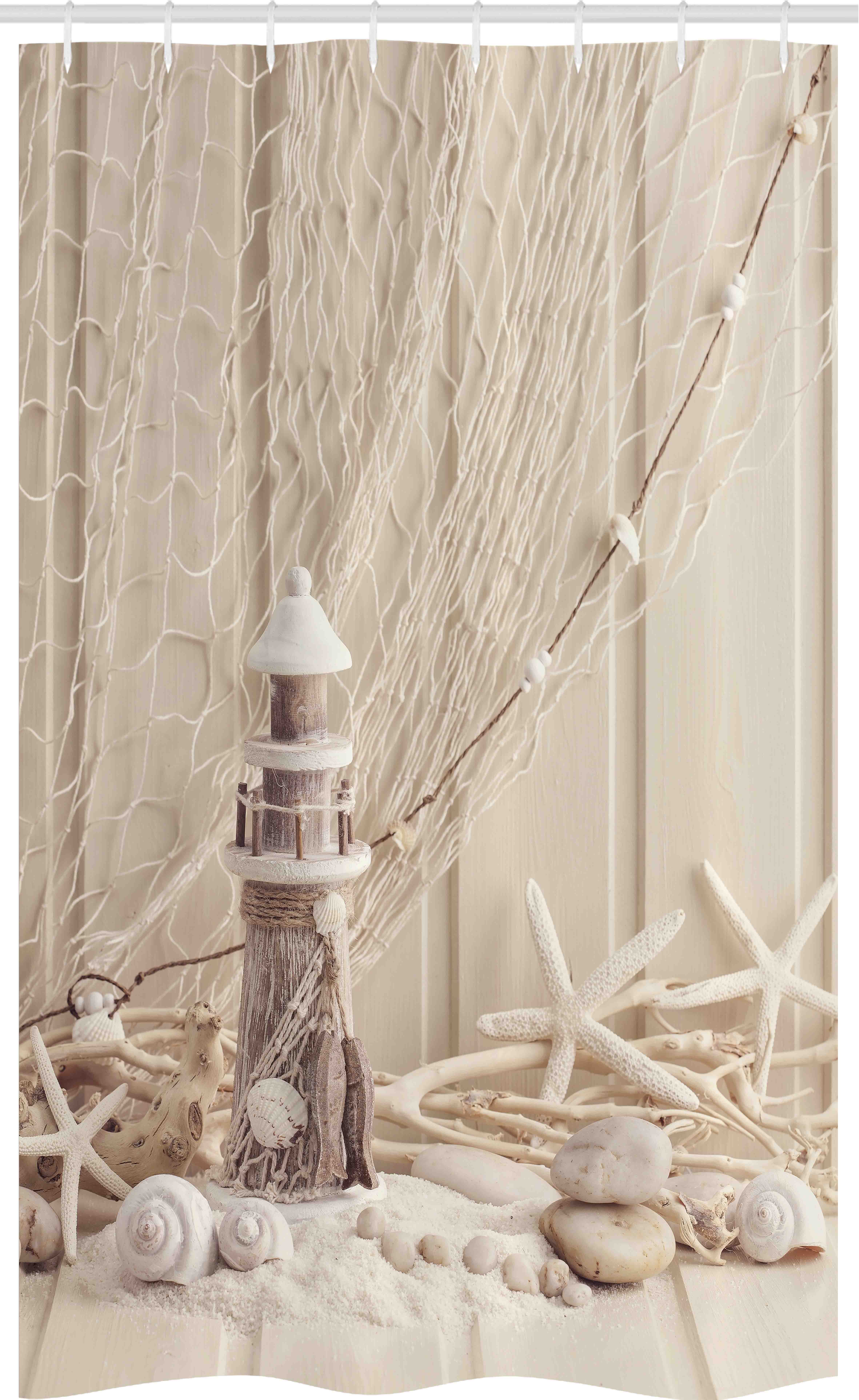 Abakuhaus Duschvorhang Badezimmer Deko Set aus Stoff mit Haken Breite 120 c günstig online kaufen