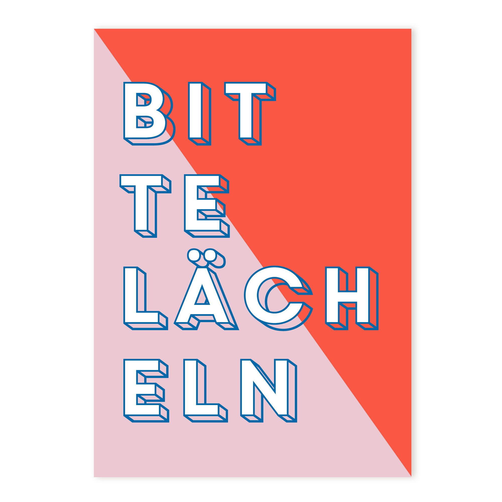 Postkarte Postkarte Bitte lächeln